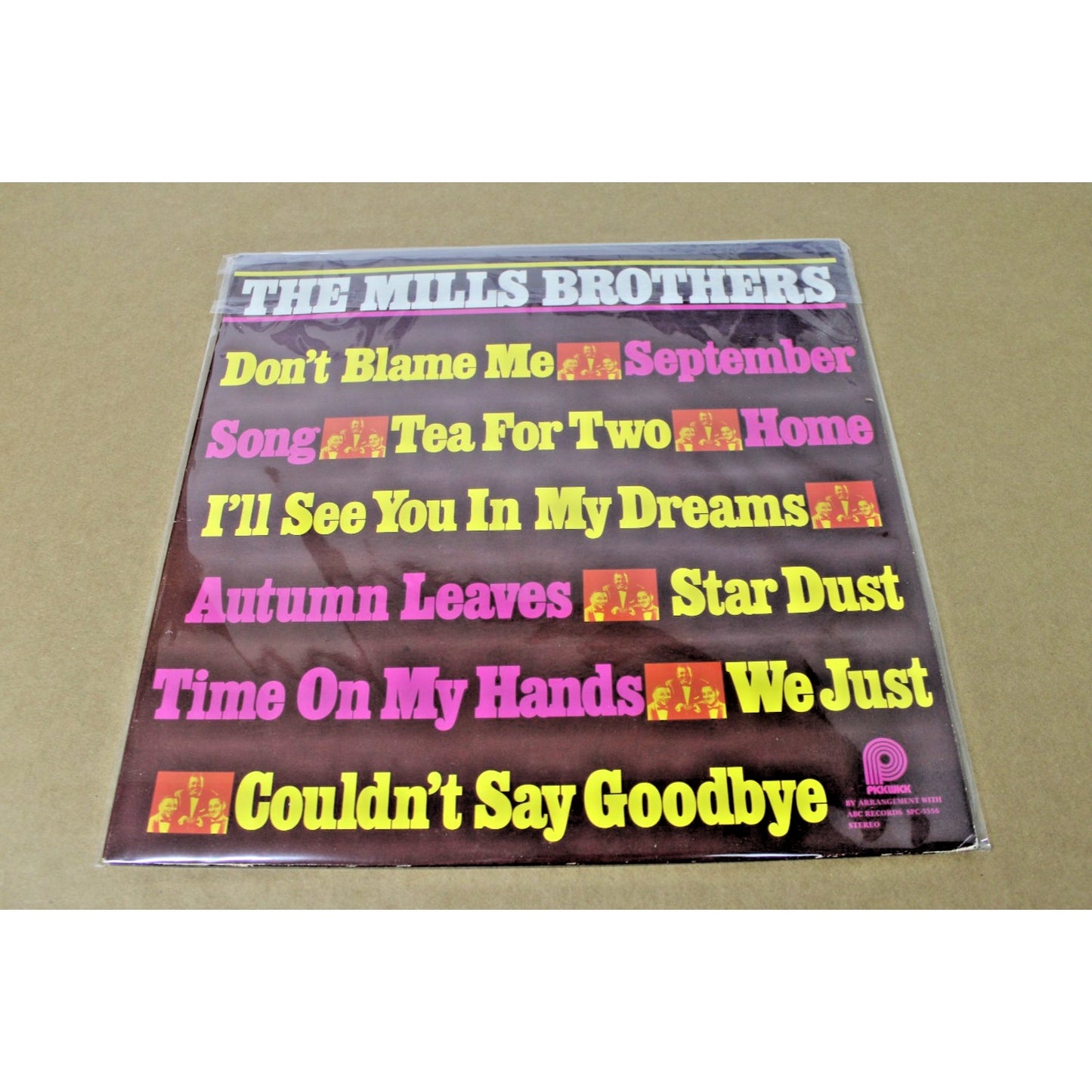 1976 The Mills Brothers Self-Titled Record Vinyl 12" LP 33 RPM SPC 3556 Pickwick