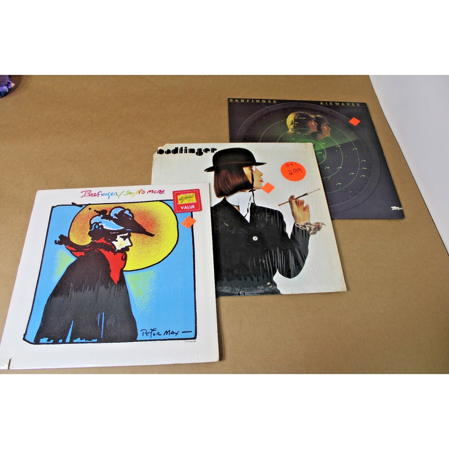 Lot of 3 Badfinger Albums, Peter Max Cover, Welsh Rock Band, Power Pop