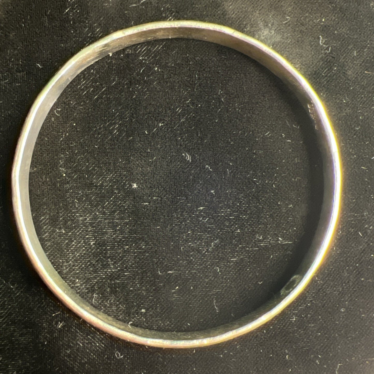 Vintage Taxco Sterling Silver Bangle Bracelet 925 Mexico Hammered Star Motif