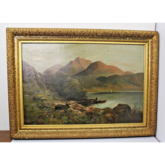 "Mississippi Valley" 19th Century Landscape Oil Painting- Henry Thomas Dawson
