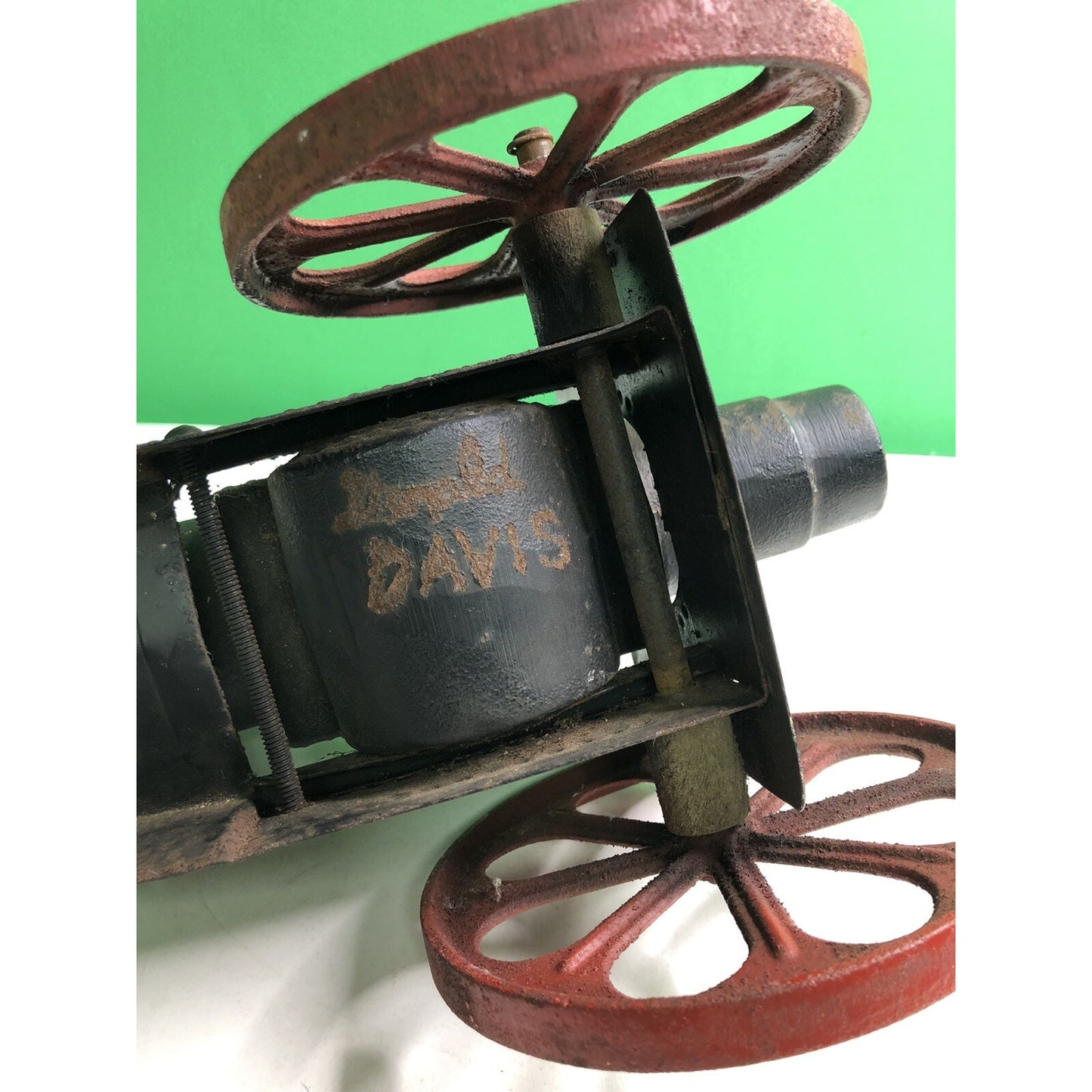 THE CONESTOGA COMPANY BIG-BANG CANNON 15FC MAJOR FIELD Cast Iron Sheet Metal Toy