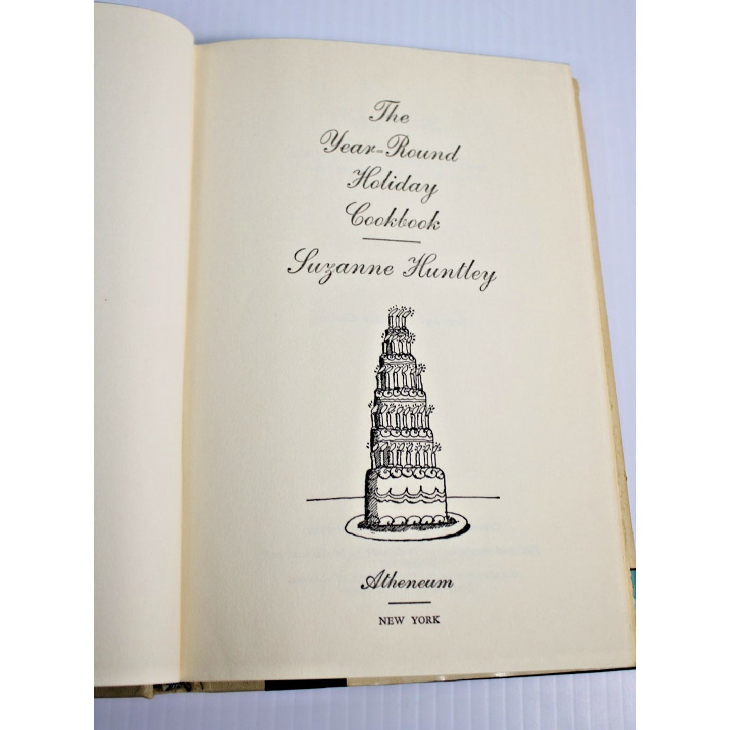 Vintage 1969 The Year-Round Holiday Cookbook Suzanne Huntley Milton Glaser Art