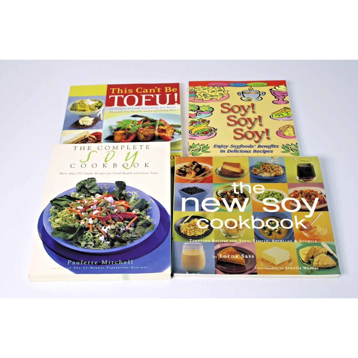 Bundle: 4 Cooking with Soy & Tofu Cookbooks, Healthy Eating Recipes