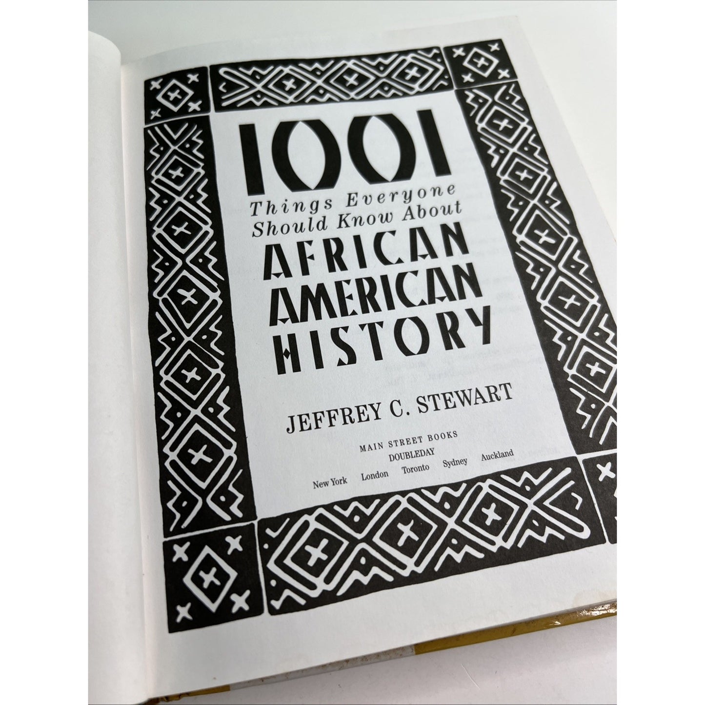1001 Things Everyone Should Know About African American History By Stewart HC