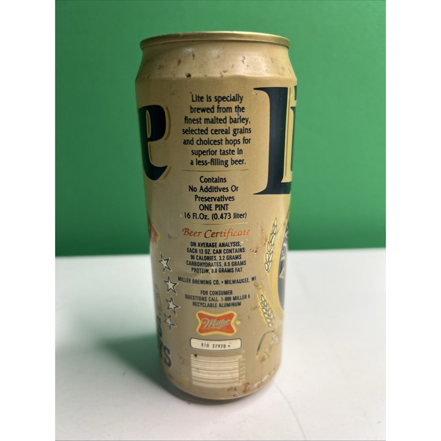 Dallas Cowboys Lite Beer Can Empty