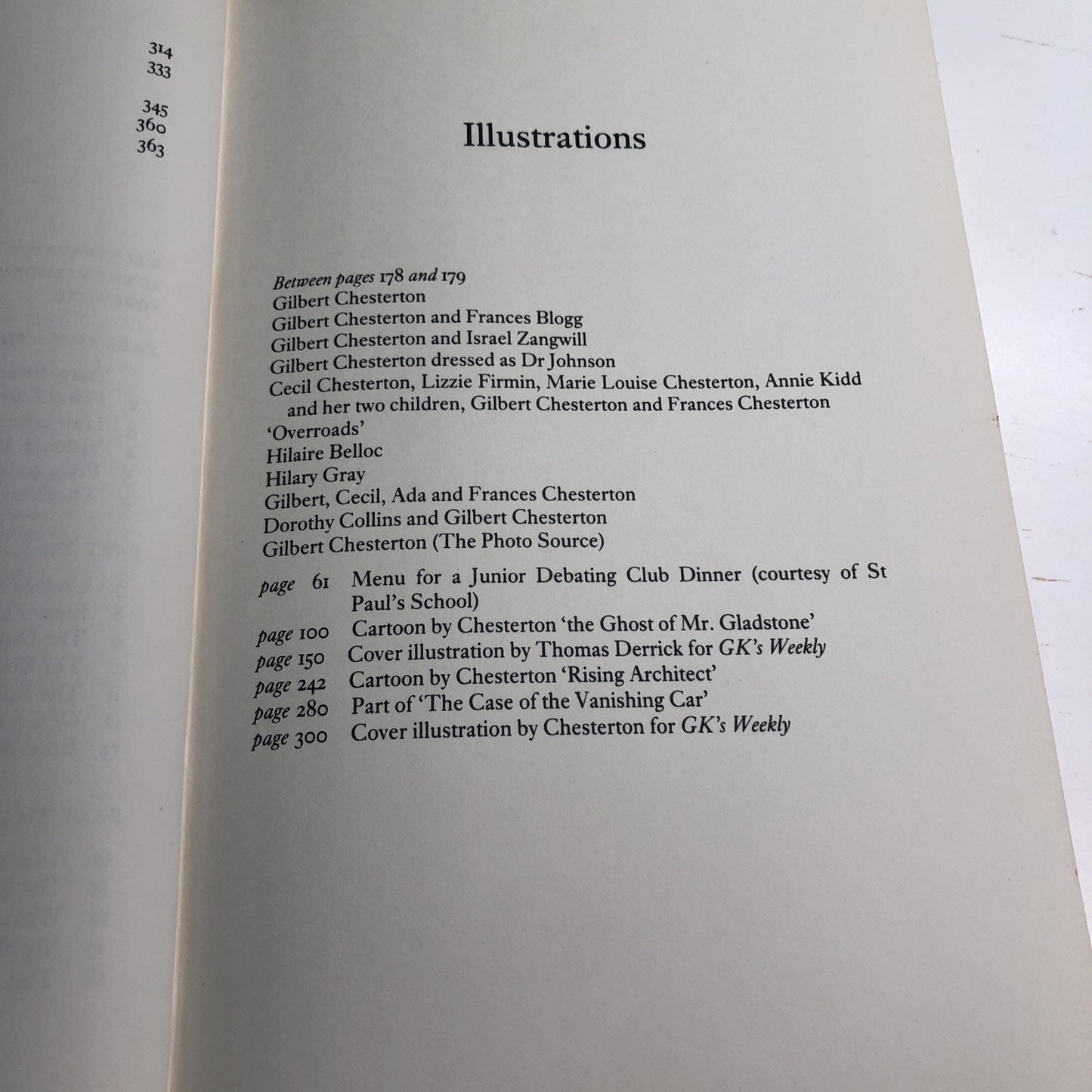 Michael Ffinch G. K. Chesterton 1st Edition 1986 HC DJ Biography Illustrated