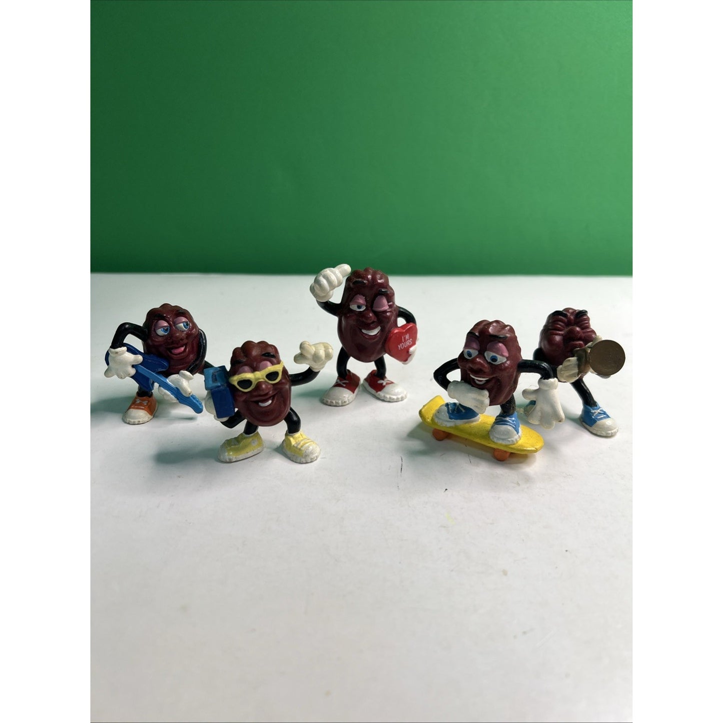 California Raisins Figures 1988 Calrab Applause Hardees Claymation Series Lot 5