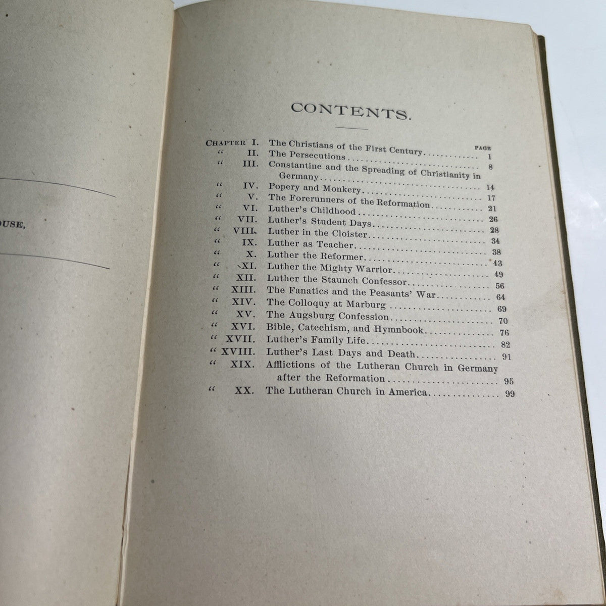 Life Of Luther 1905 HC by Gustav Just Concordia Publishing Illustrated