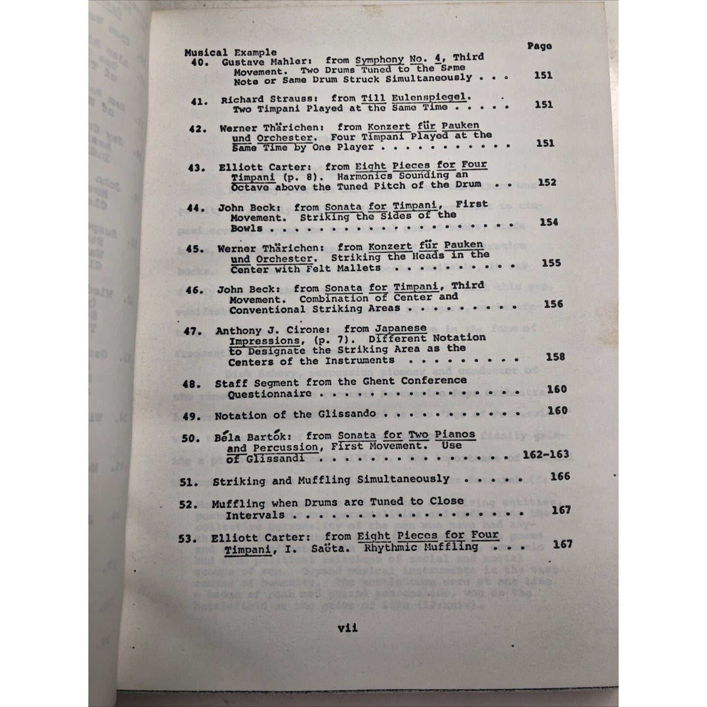 SIGNED Timpani Scoring Techniques In The Twentieth Century John James Papastefan