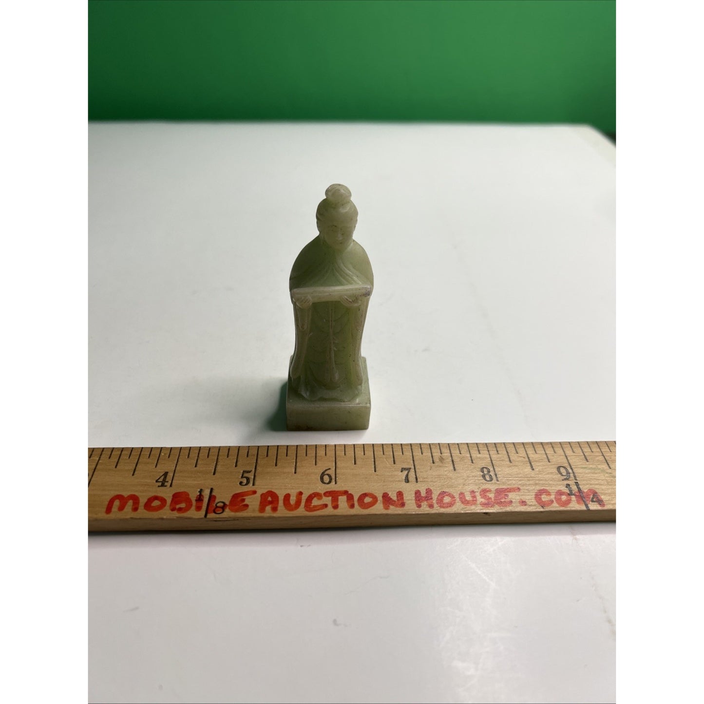 Vintage Asian Chess Piece 3.25” Tall QUEEN Replacement Part Lime Green