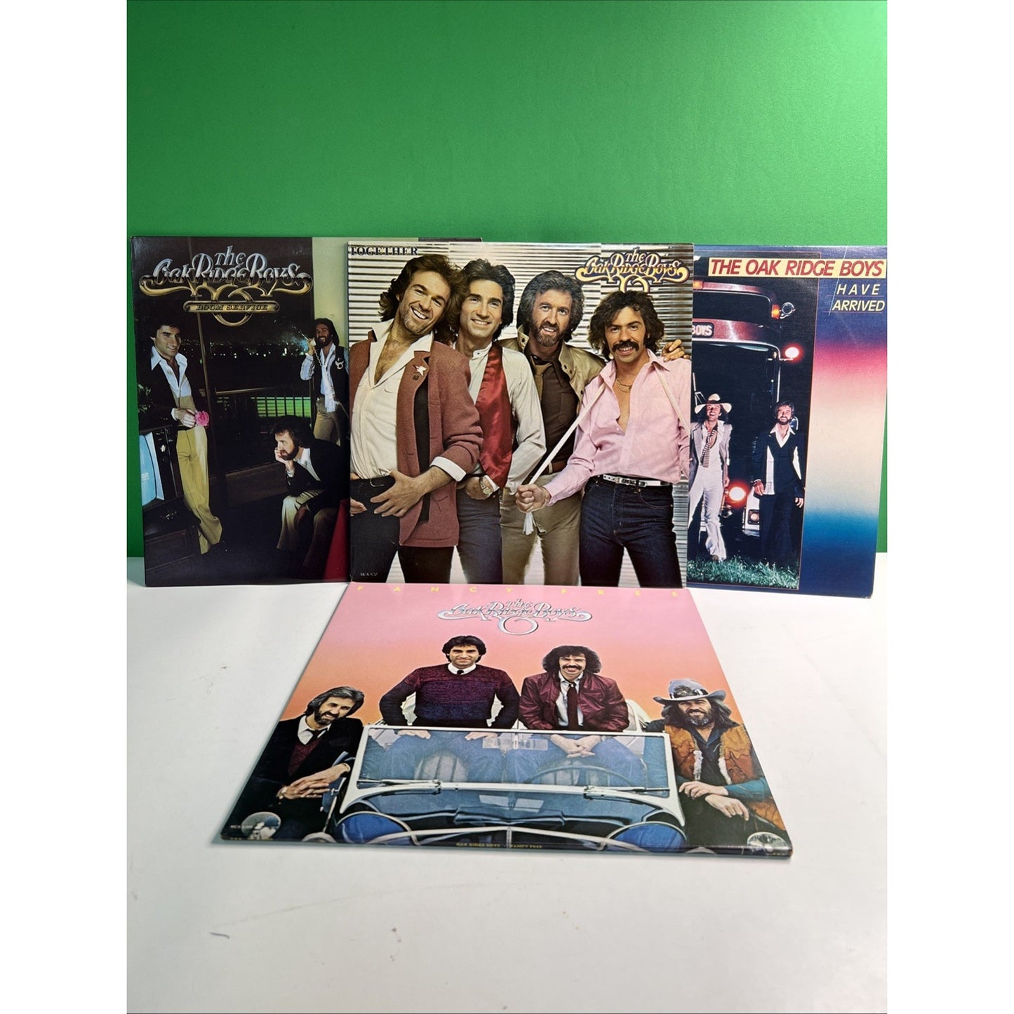 Lot 4 OAK RIDGE BOYS LP Albums Room Service Together Have Arrived Fancy Free