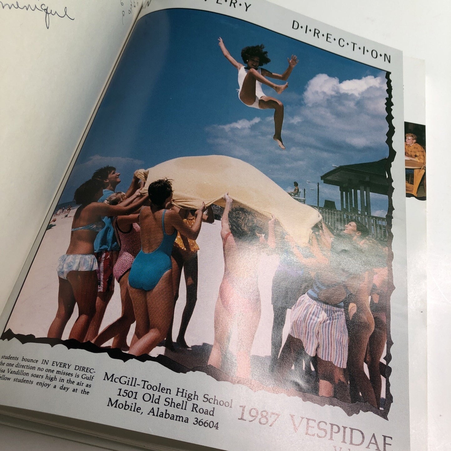 1986 - 1987 McGill Toolen High School Yearbook VESPIDAE Mobile Alabama AL