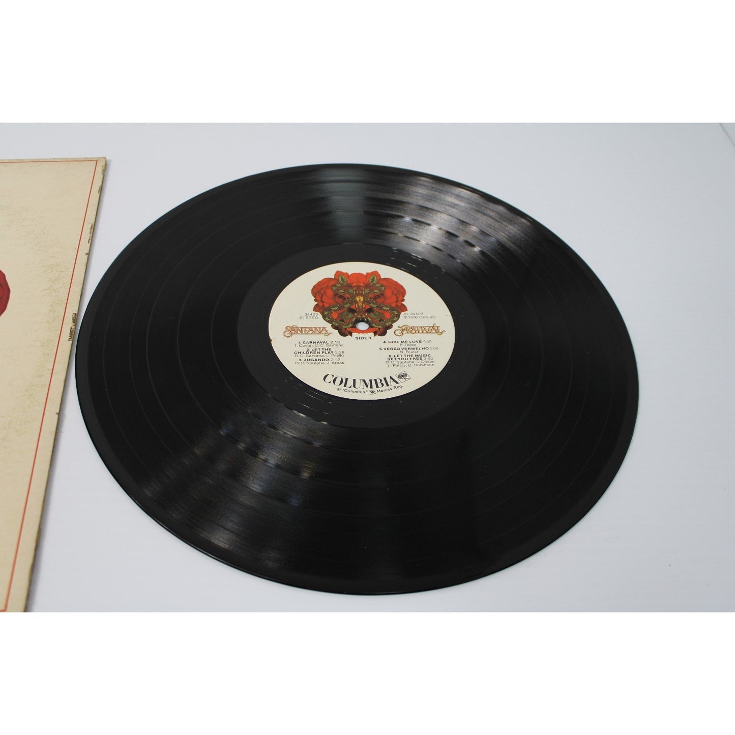 Santana- Festival, 1977 CBS Records BL-34423, Classic Rock Album in EX Condition