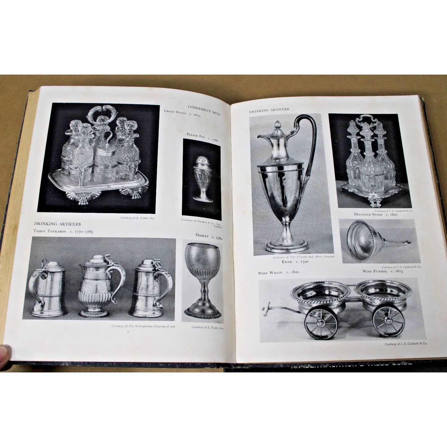 Lot of 2 Antique Silver Vintage Identification Guides/ Books Sheffield, Hagan