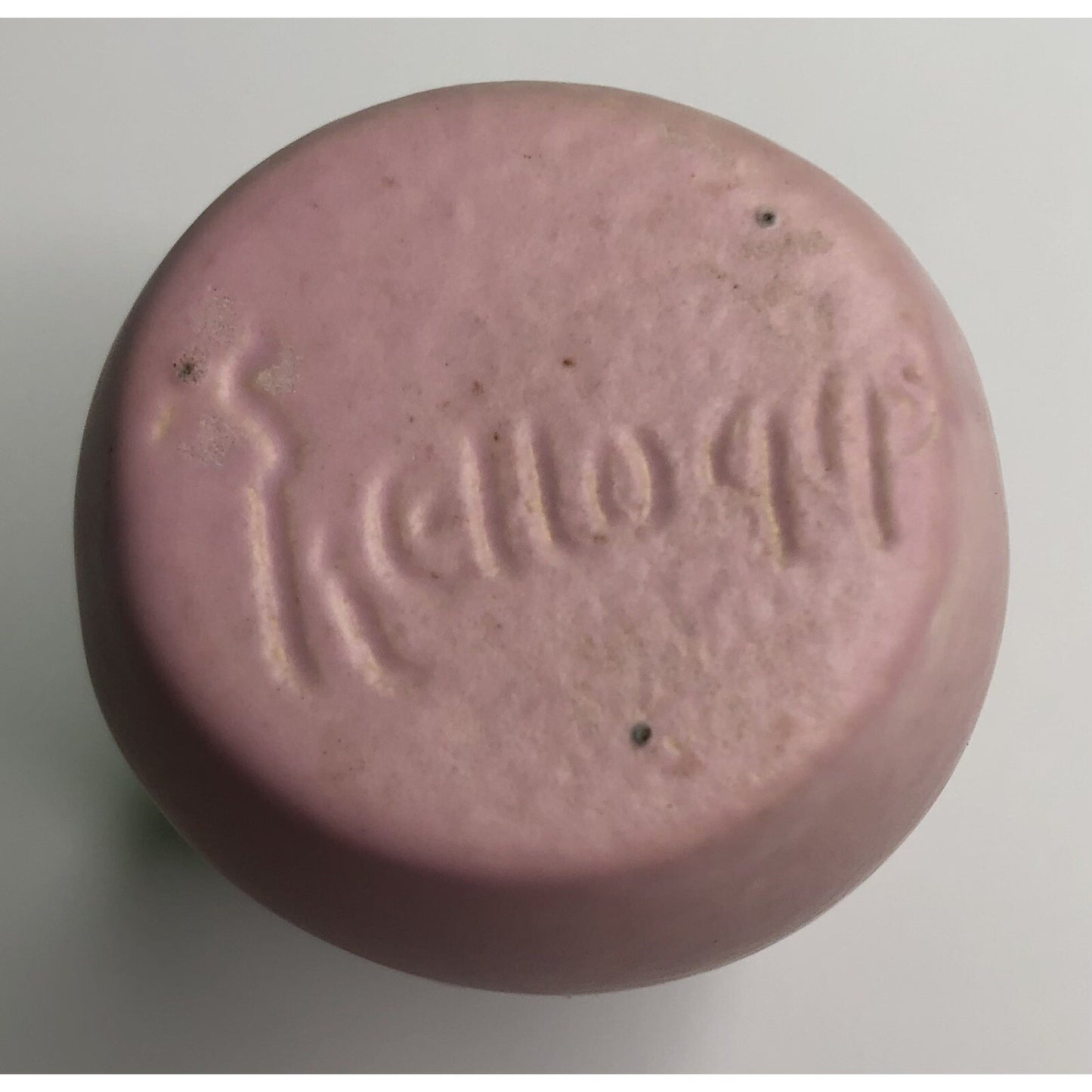 Vintage KELLOGGS POTTERY CREAMER Vase Pink Northern Michigan