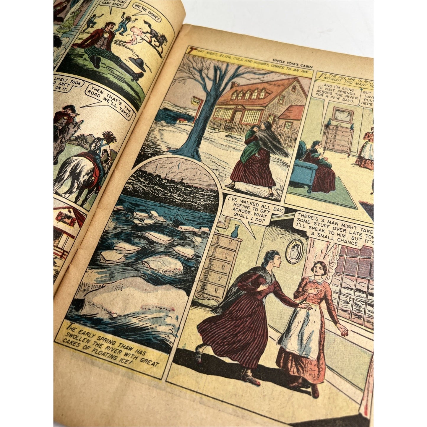 Classics Illustrated #15 Uncle Tom's Cabin 1944 by Harriet Beecher Stowe