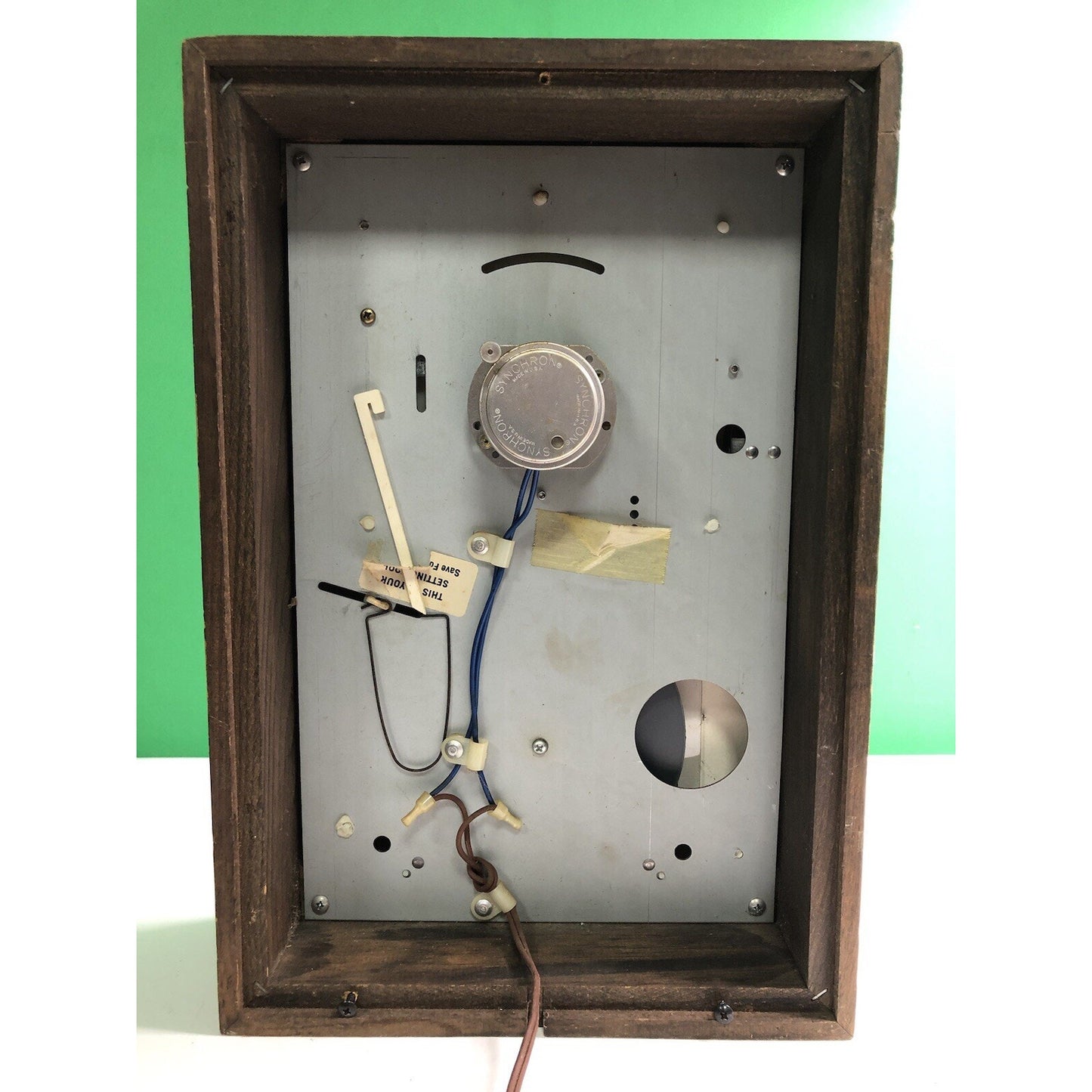 1979 Nestle 50th Anniversary A Time for Baking CLOCK Toll House Cookies WORKS!