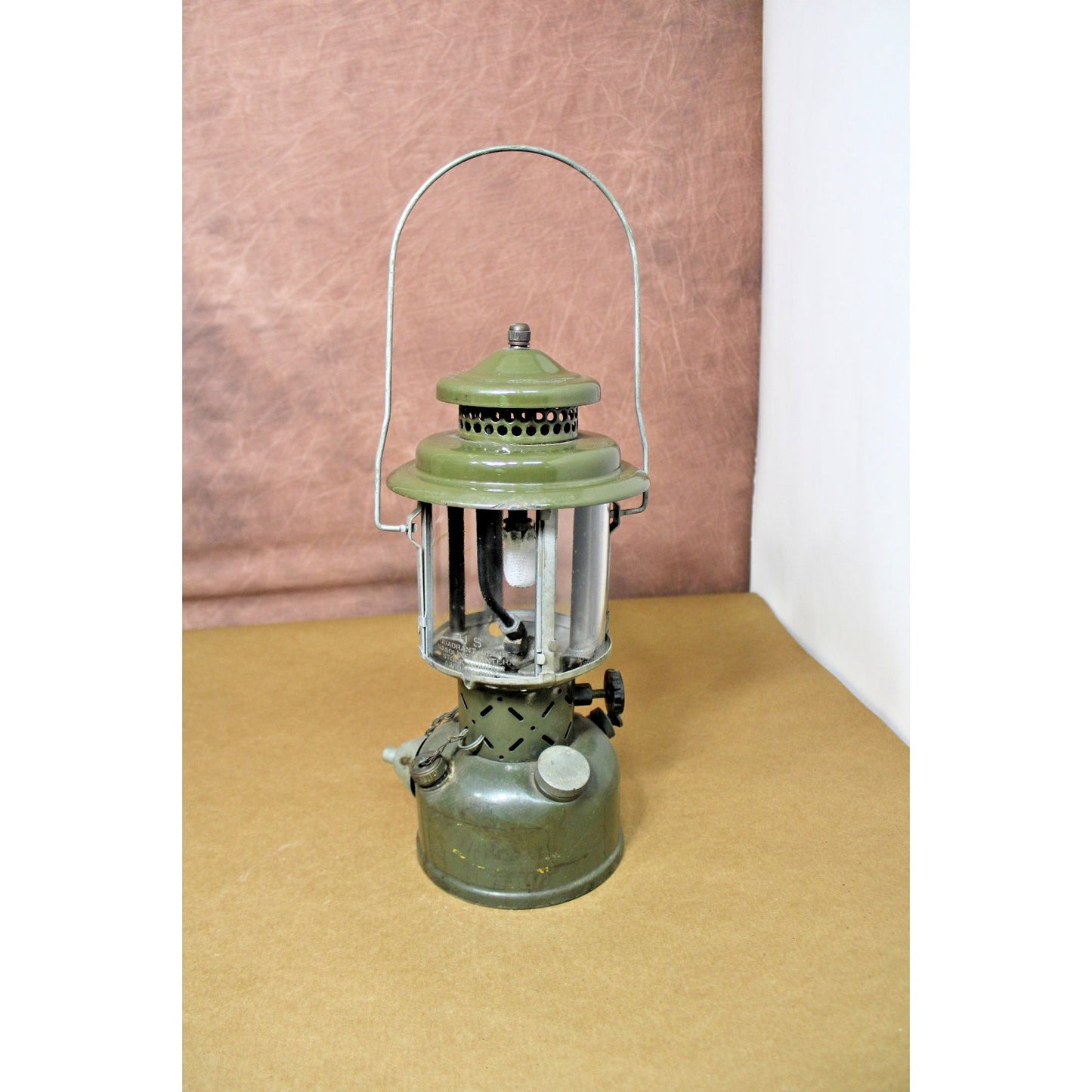 Vietnam Era US Military Gasoline Single Mantle Lantern All Original Coleman 6260