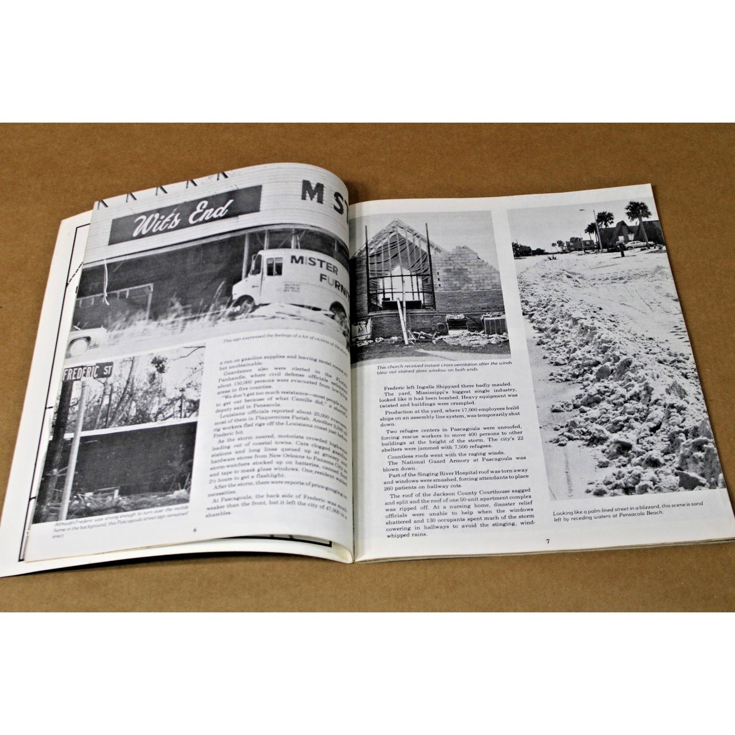 Hurricane Frederic, The Frederic Story in Pictures & Words ©1979 C.F. Boone/RARE