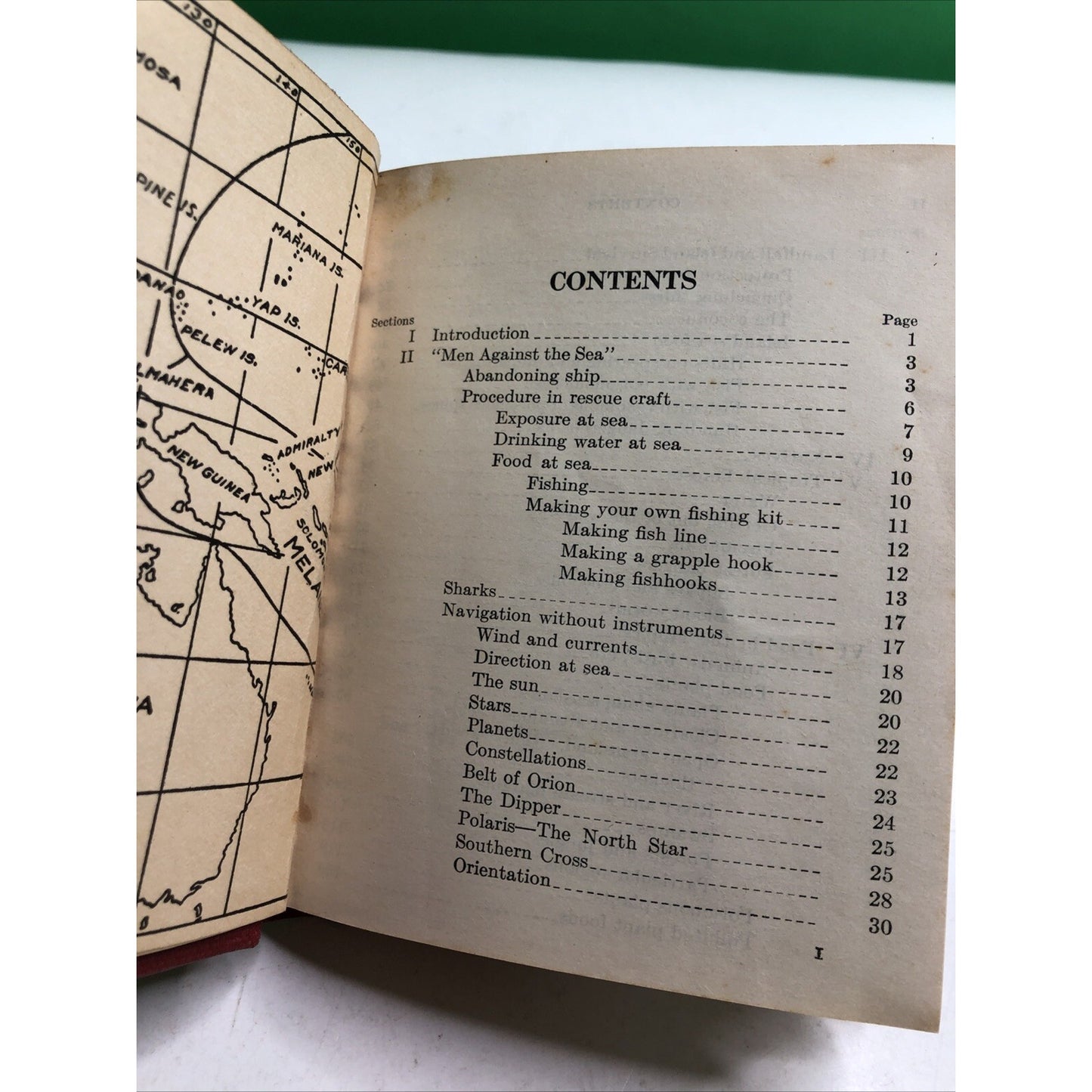 1944 HC Survival on Land and Sea by Smithsonian Naval Intelligence US Navy Illus