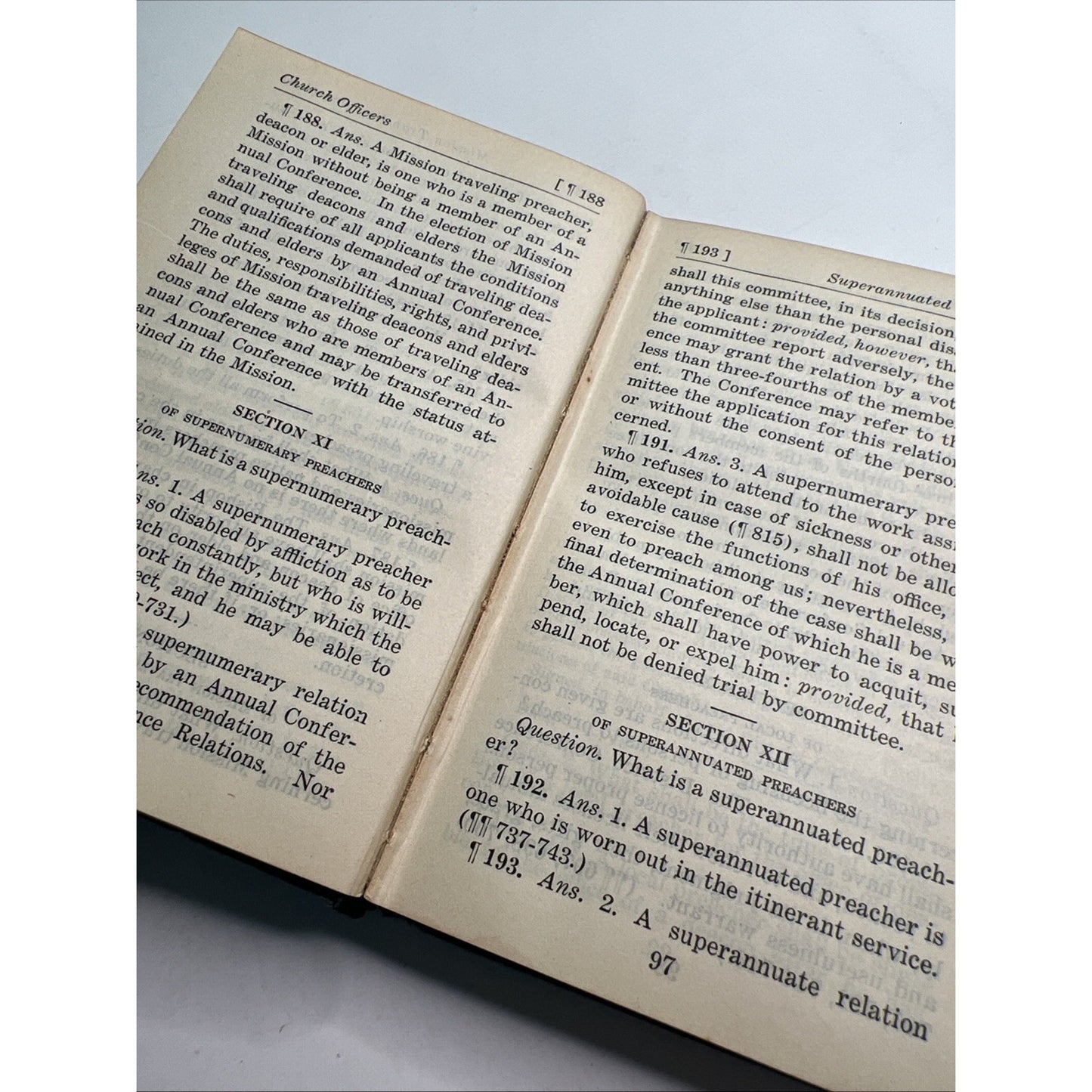The Doctrines and Discipline of the Methodist Episcopal Church, South 1930 HC