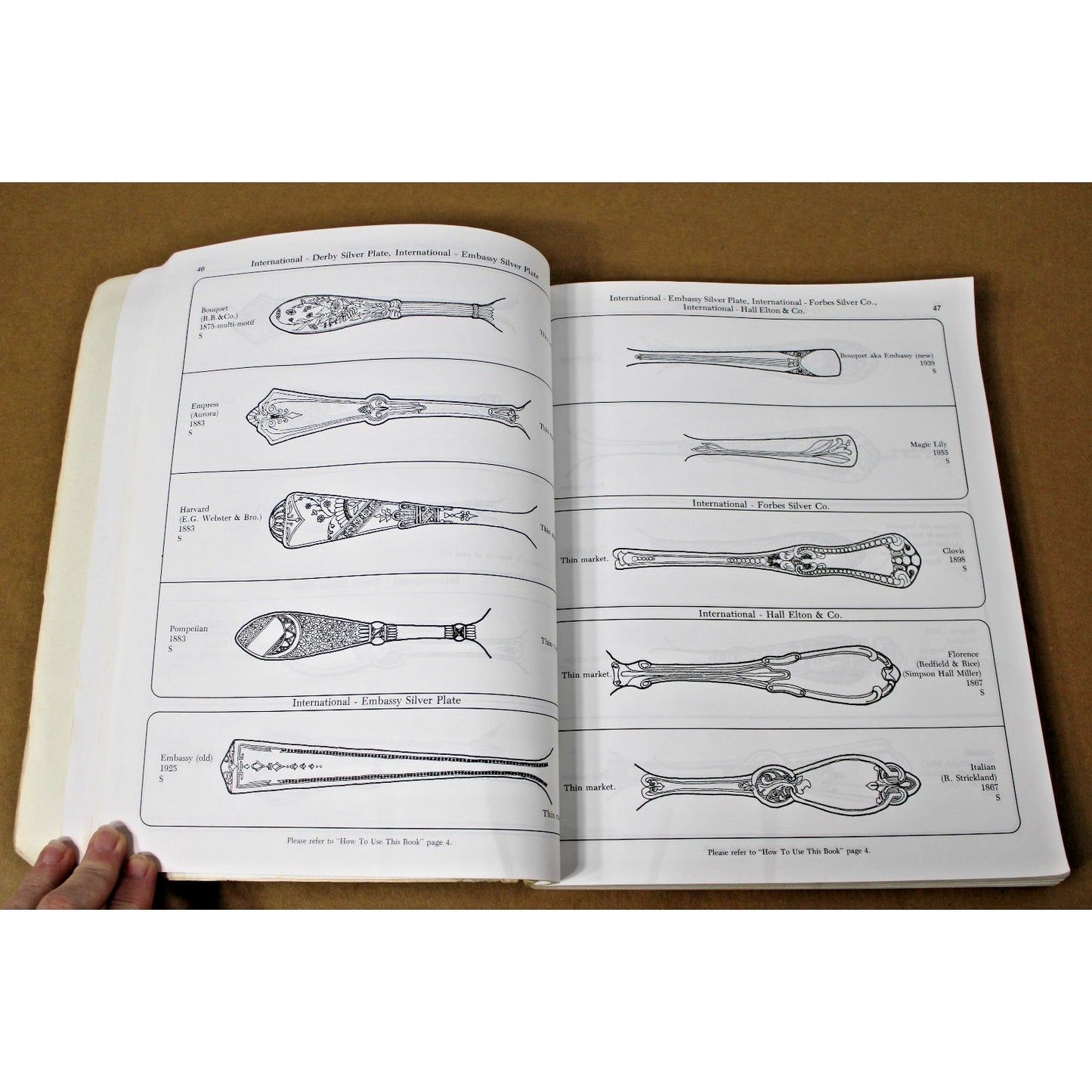 Lot of 2 Antique Silver Vintage Identification Guides/ Books by Hagan and Hughes