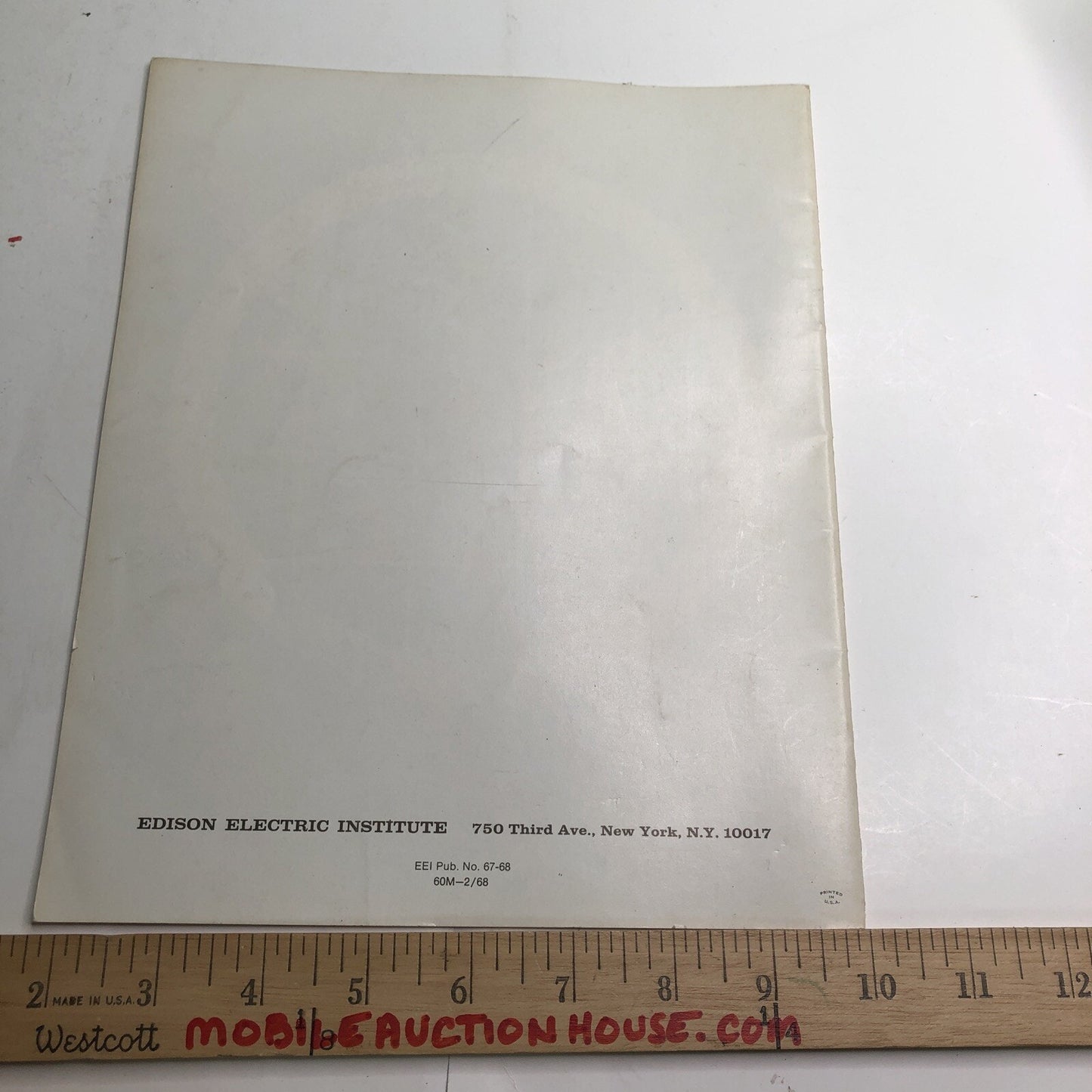 1968 Nuclear Power The Energy Of Today & Tomorrow Edison Electric Institute Book
