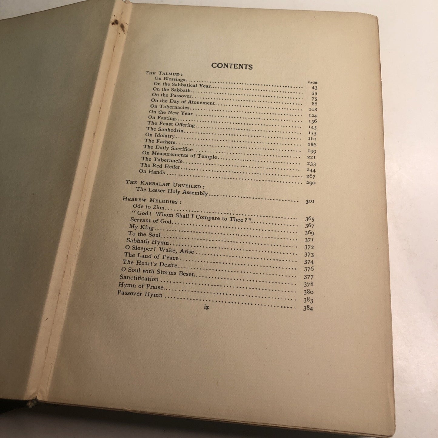 Hebrew Literature Hebrew Melodies And The Kabbala Unveiled Revised 1901 HC