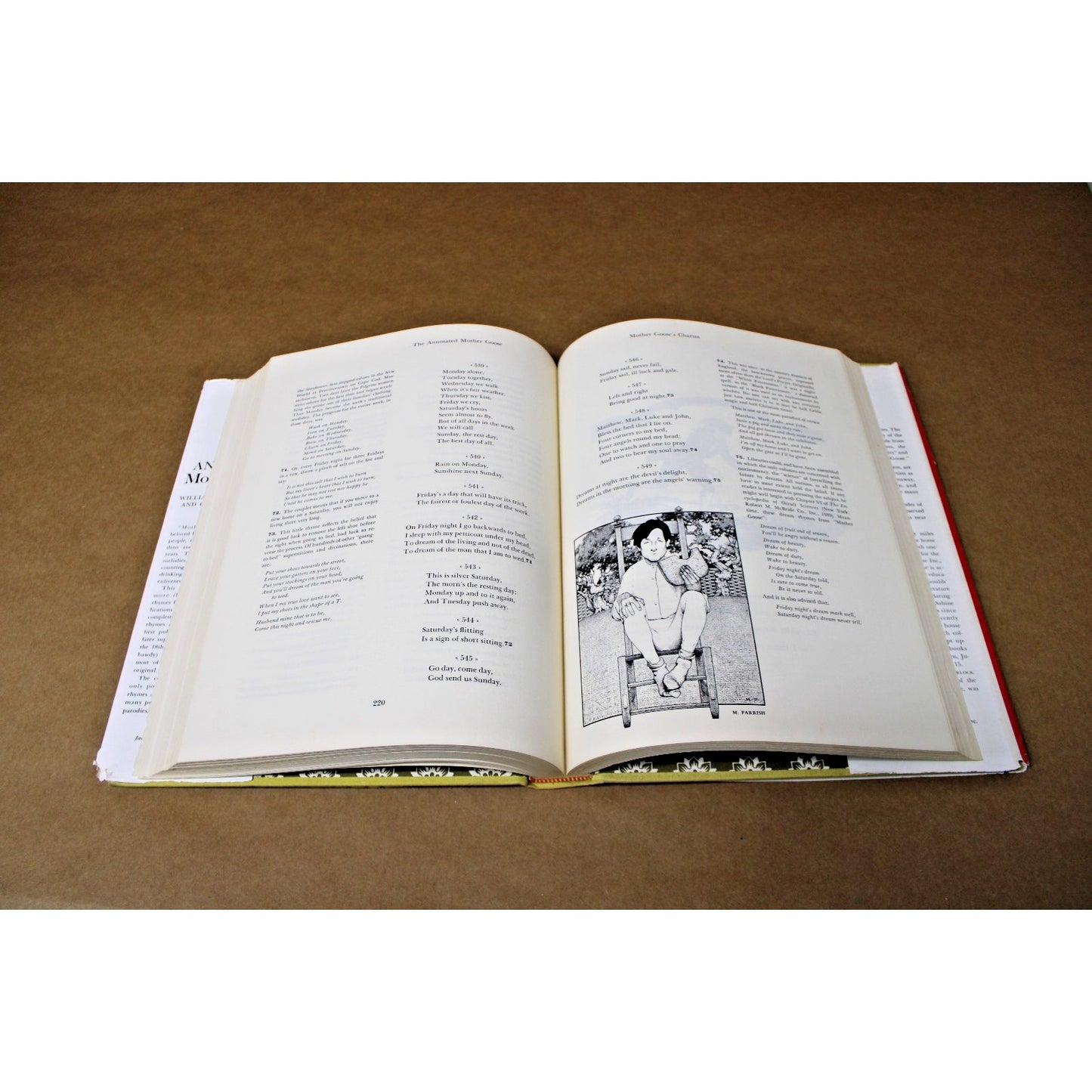 1962 The Annotated Mother Goose, Illustrated Maxfield Parrish, Caldecott