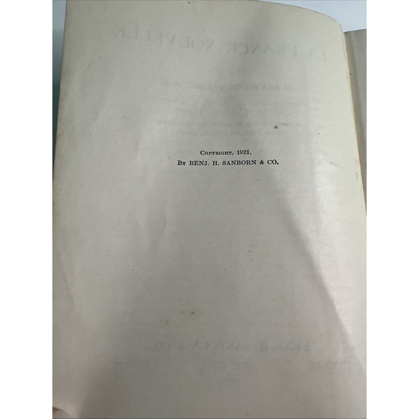 La France Nouvelle 1922 Vintage HC By L. Raymond Talbot RARE French