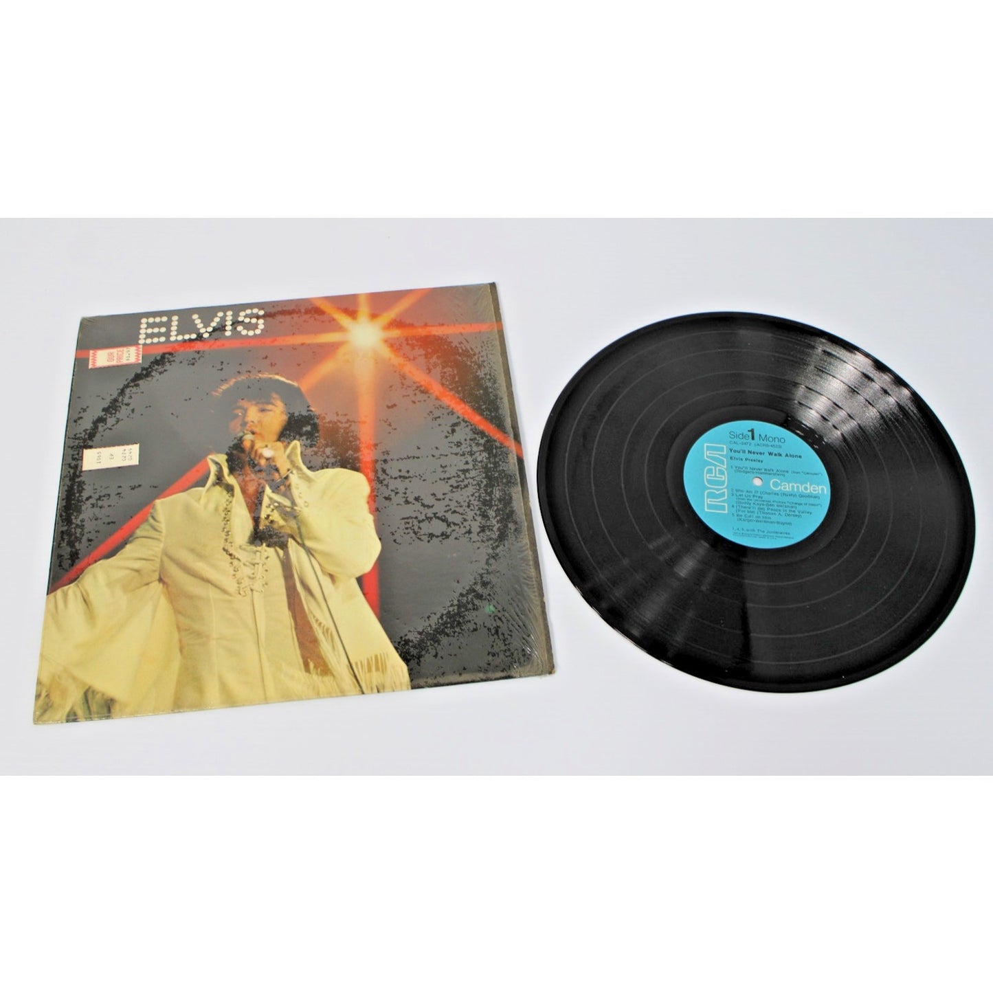 Elvis Presley- You’ll Never Walk Alone, CAL-2472 RCA Camden Mono Dynaflex VG+