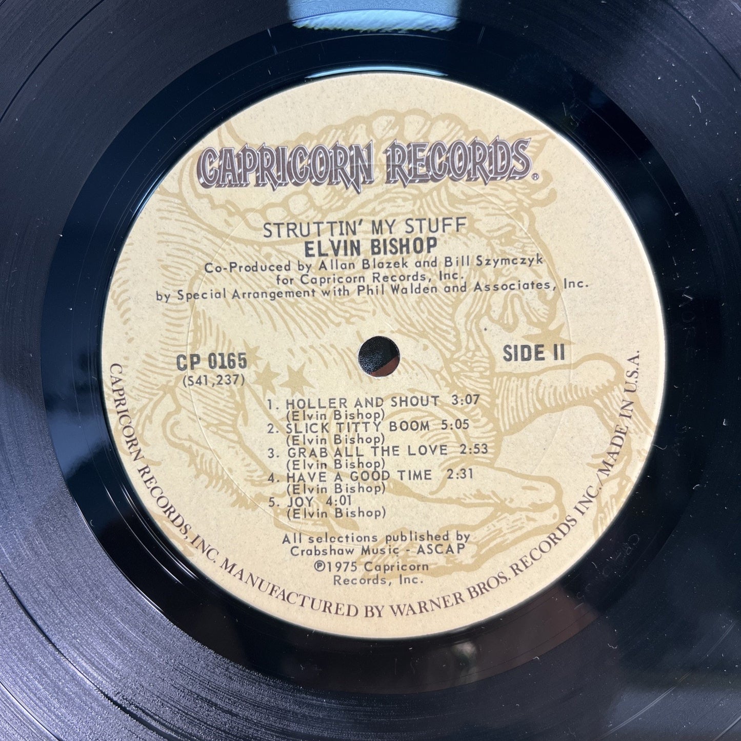 Elvin Bishop Struttin' My Stuff LP Record Album 1975 Capricorn Blues Rock