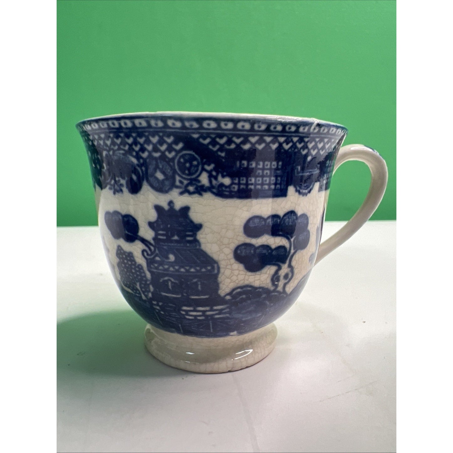 5 piece Vintage Japan Blue Willow Demitasse Petite Coffee Tea Hot Chocolate Set