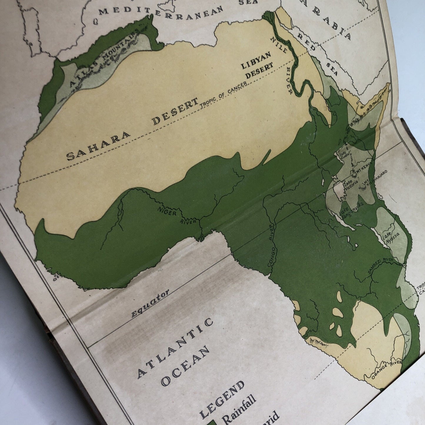 1925 Illustrated Africa North Tropical South By William Boyce HB DJ 1st Edition