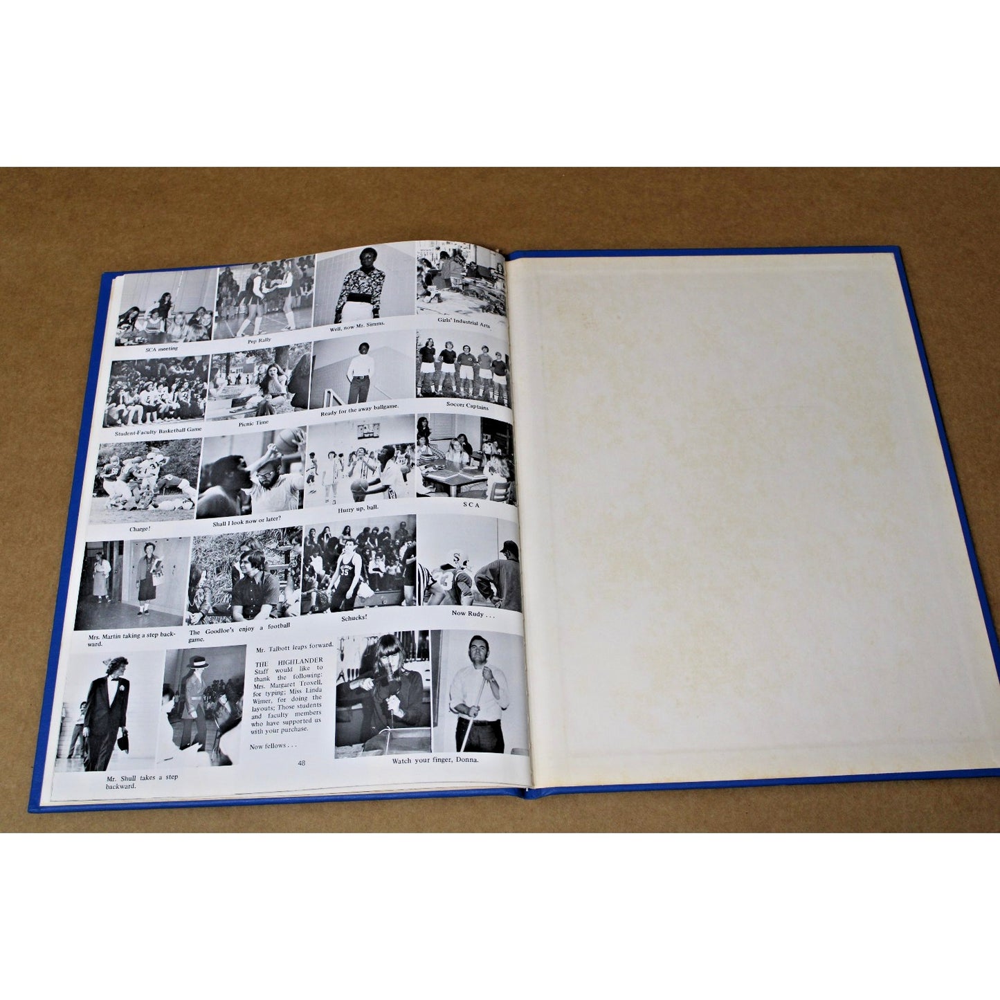 1973-74 Shelburne Junior High School Yearbook, Staunton, Virginia
