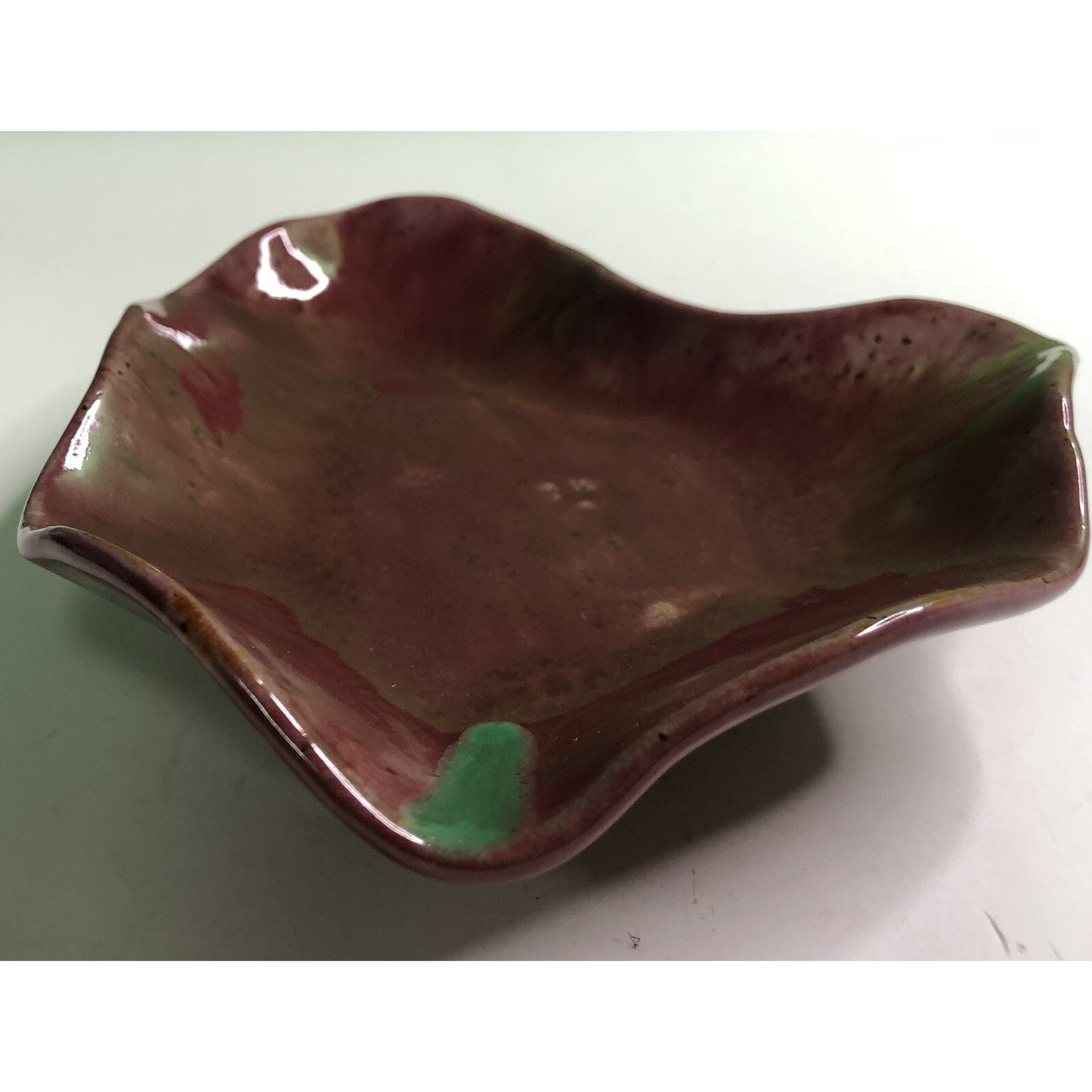 Rare Vintage Pinewood Pottery ASHTRAY TRINKET TRAY By EDITH HARWELL Fairhope AL