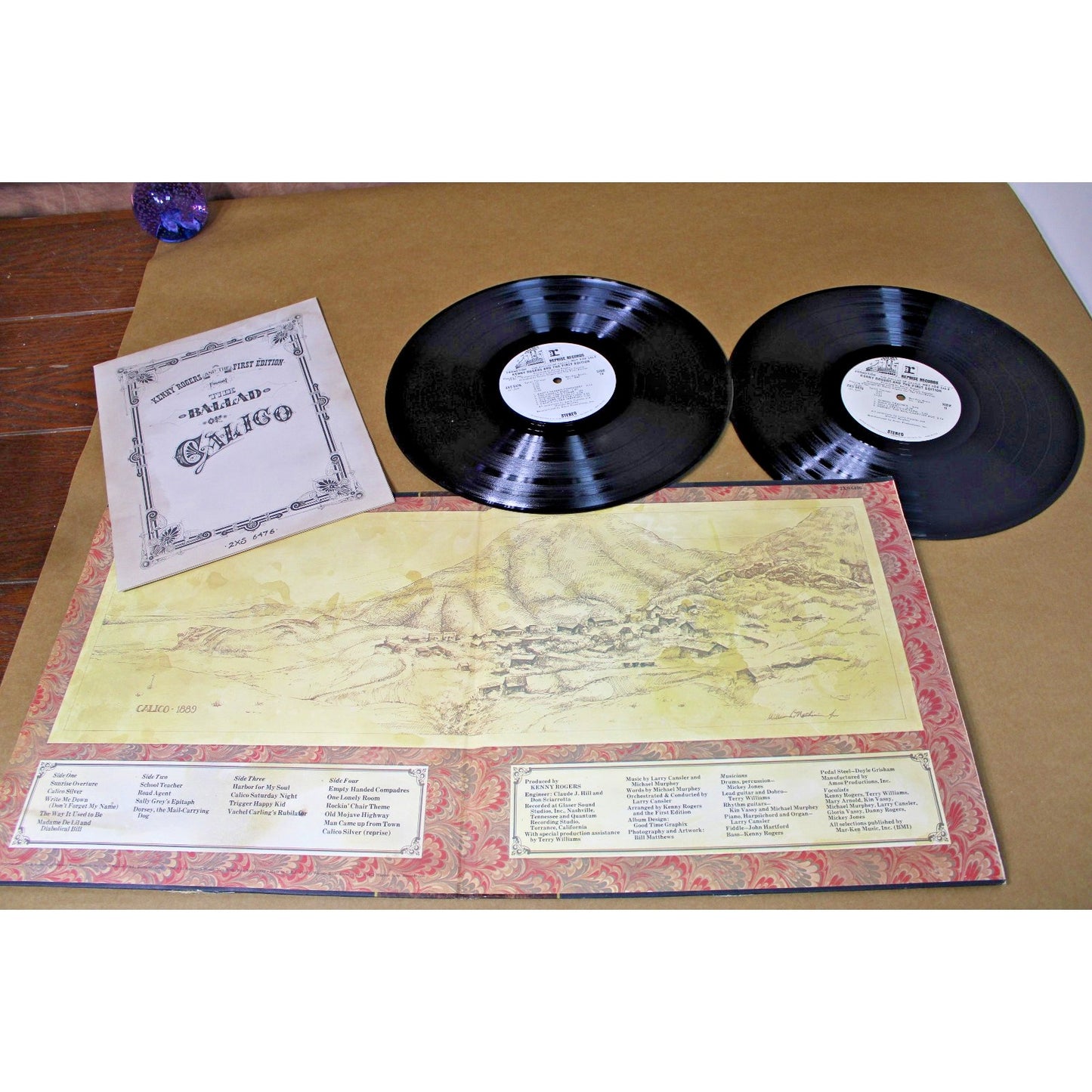 Vintage 2-LP Set, The Ballad of Calico, Kenny Rogers & The First Edition, 1972
