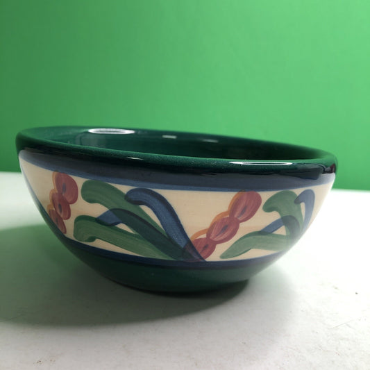 One 1993 Gail Pittman Pottery Bowl Signed Mississippi 5.75” Cereal Soup Dessert