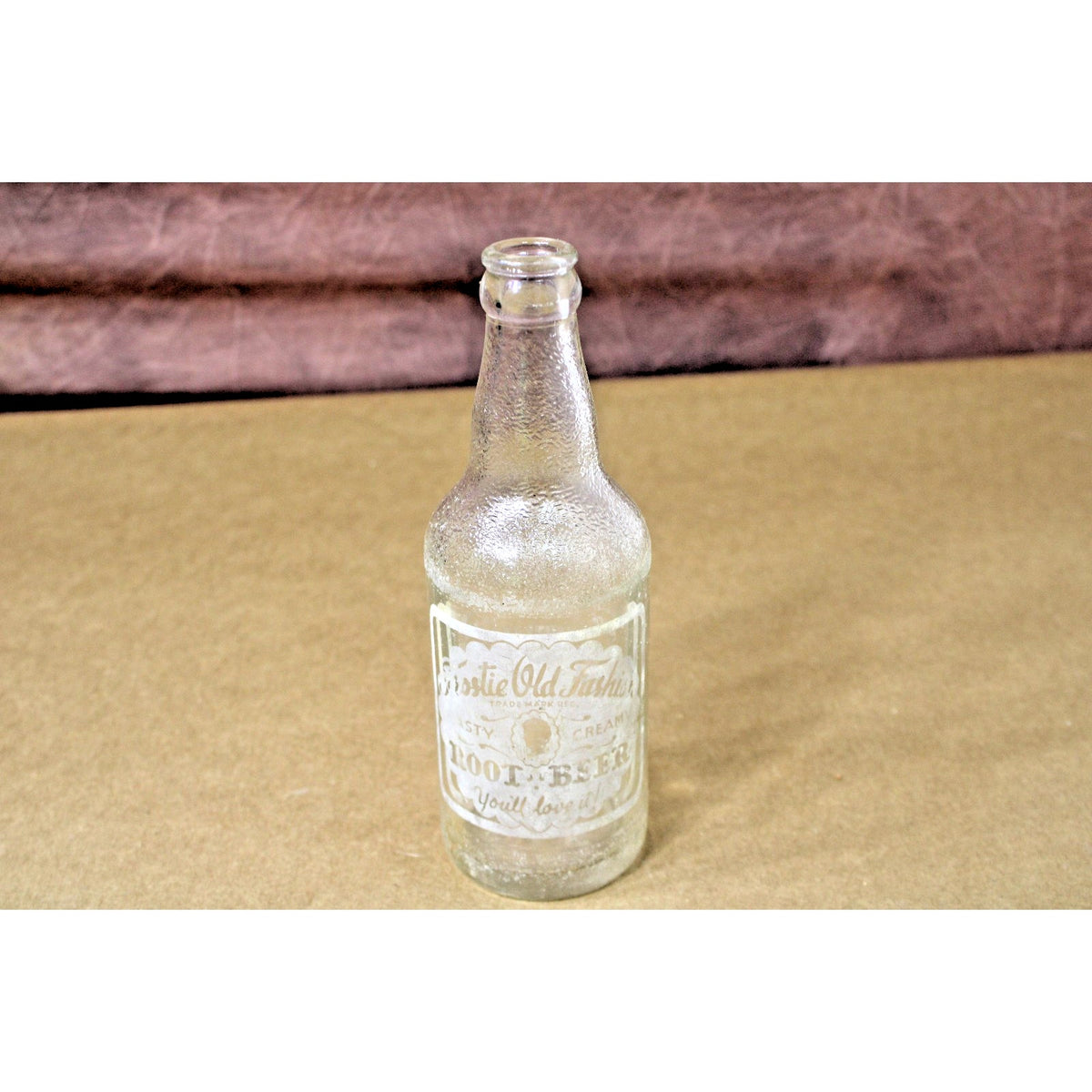 Mobile, Alabama Vintage Root Beer Bottle 1950s Frostie Old Fashion 12 oz