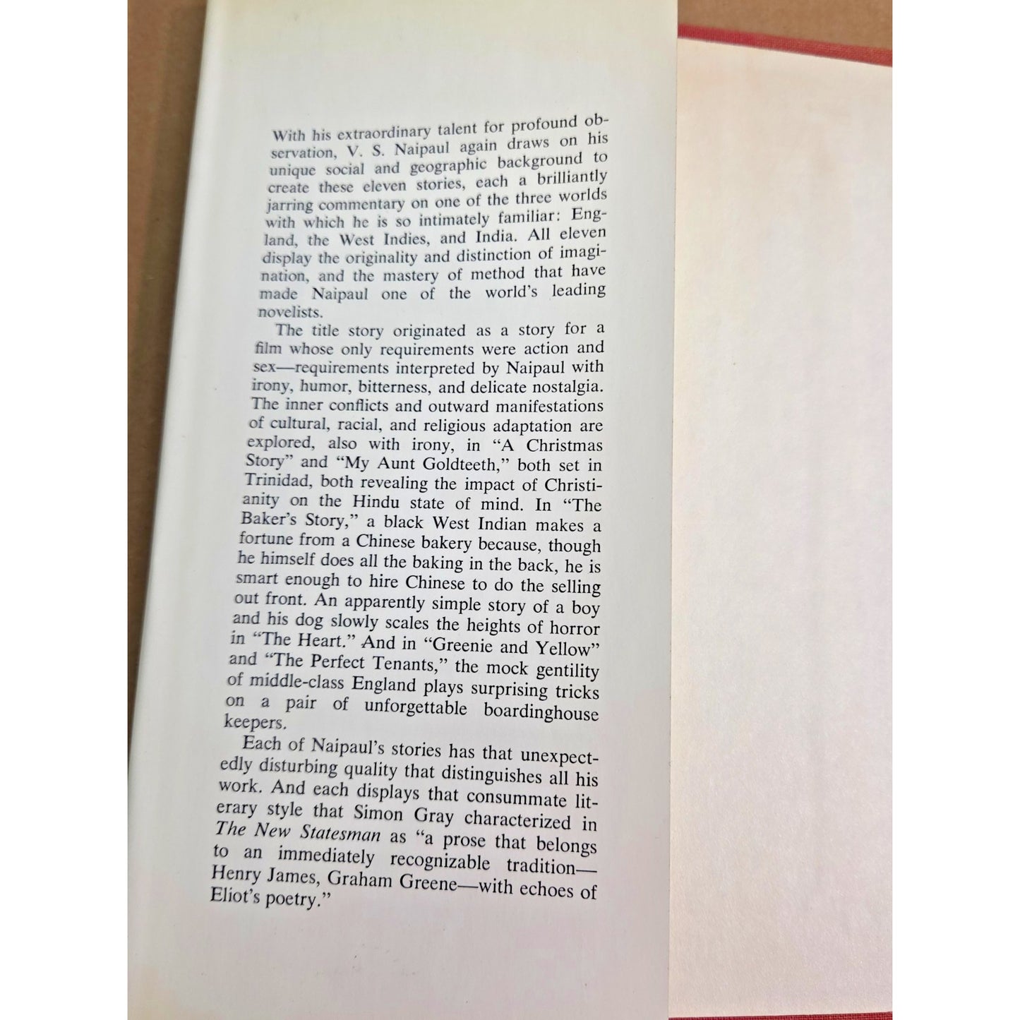 V.S. Naipaul: A Flag on the Island - 1st US Edition 1967 Macmillan Nobel Author