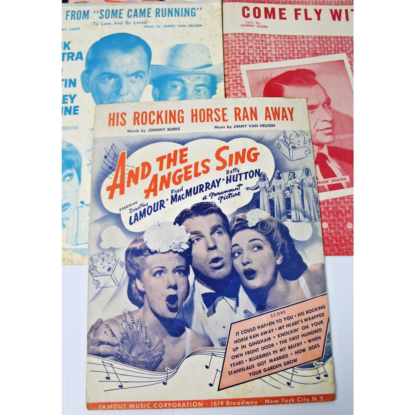 Vintage Sheet Music- Frank Sinatra Classics- James Jimmy Van Heusen, Sammy Cahn