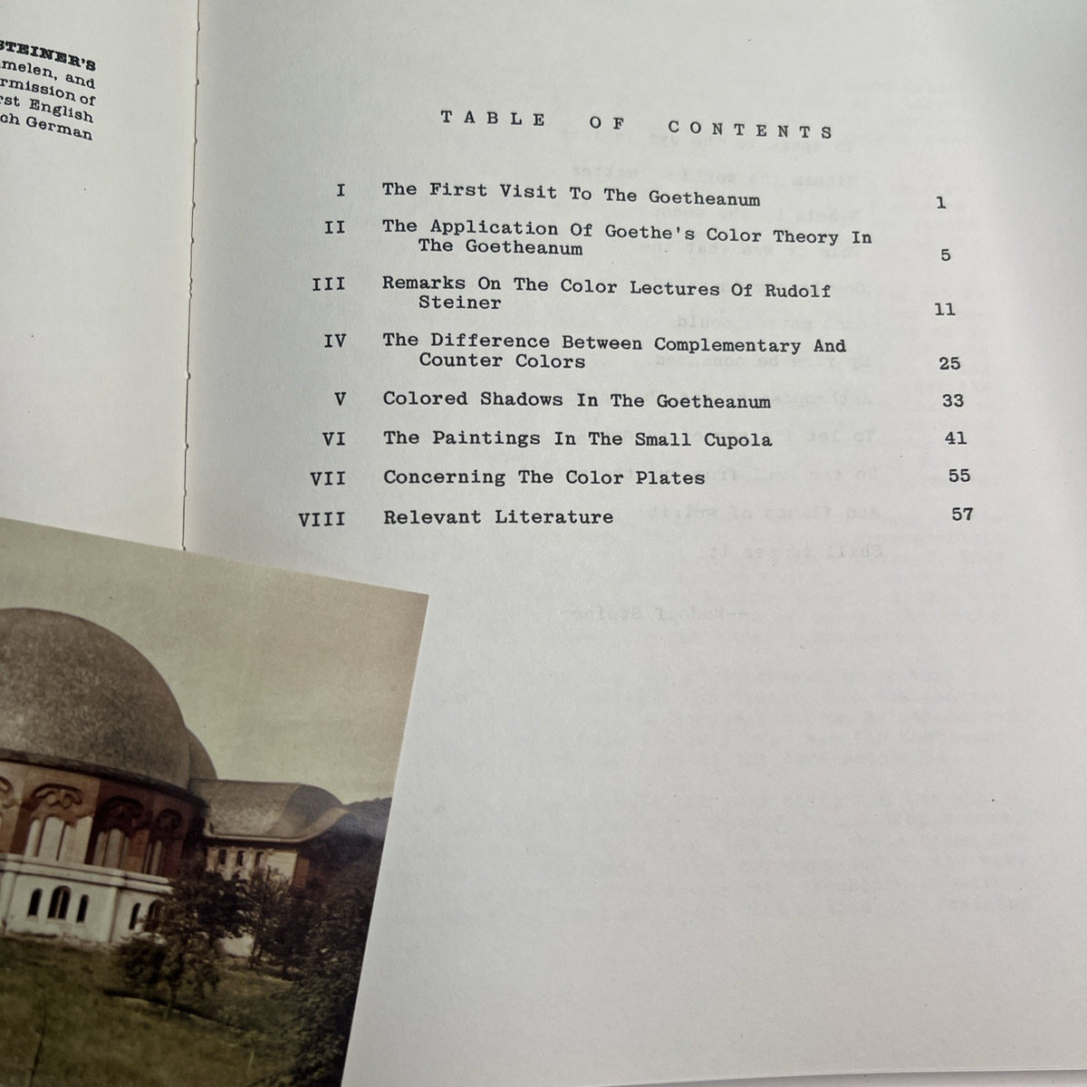 1980 PB Rudolph Steiner’s Approach To Color On Ceiling Of The First Goetheanum