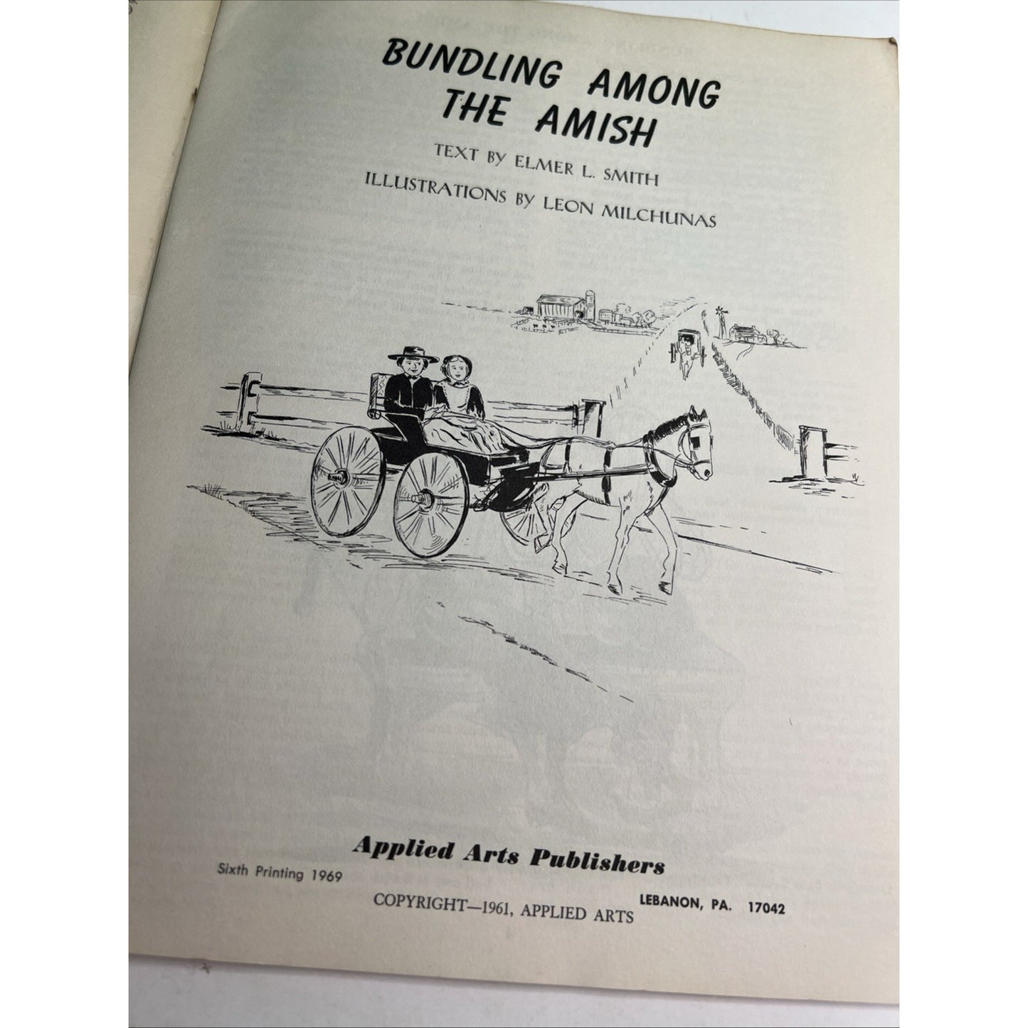 Vintage 1969 Bundling A Curious Courtship Custom Amish RARE BOOKLET