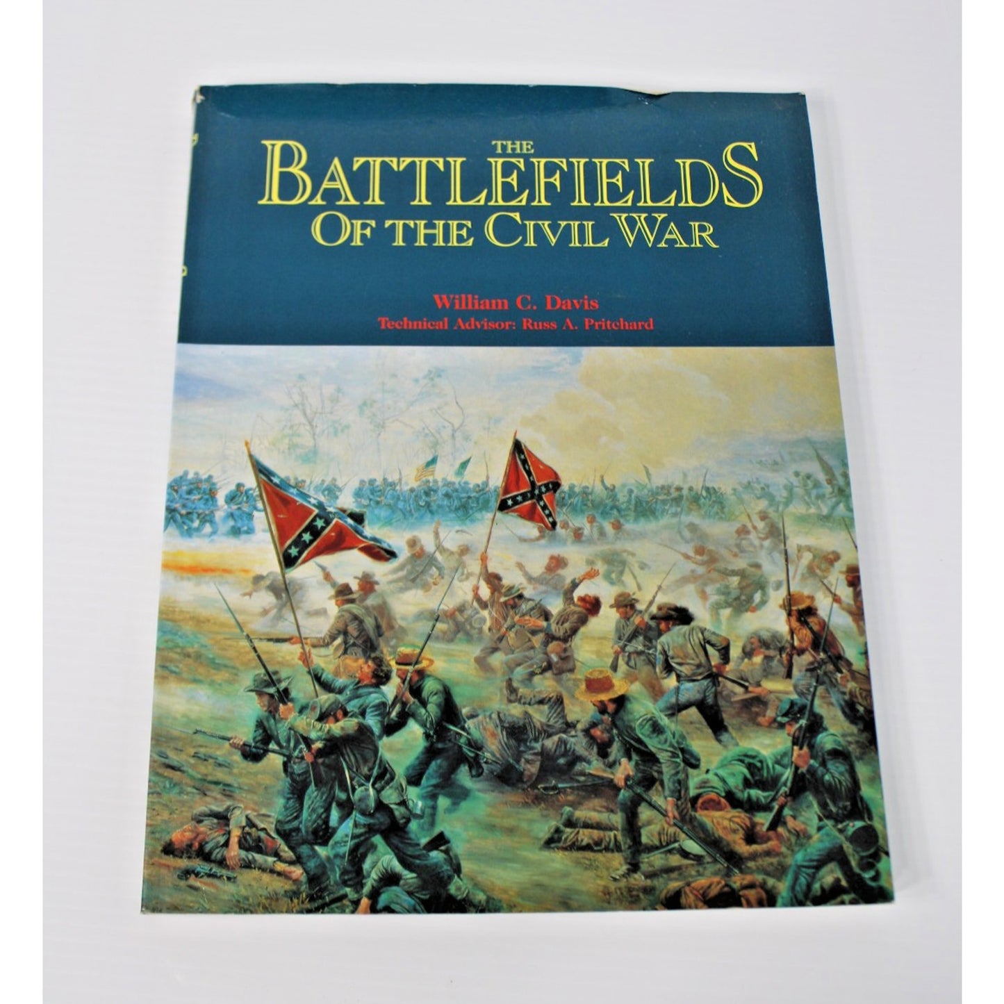 Battlefields Of The Civil War- William C. Davis, Illustrated History, Maps, 2000