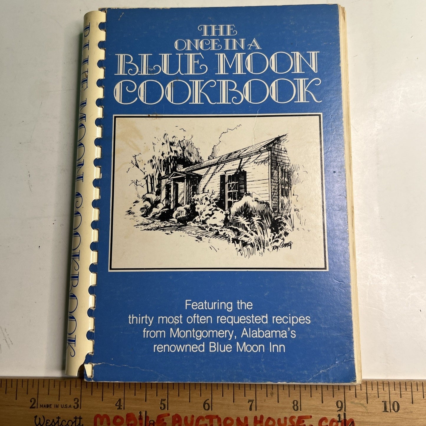 The Once in a Blue Moon Cookbook 1979 5th Printing 1982 Montgomery Alabama Inn
