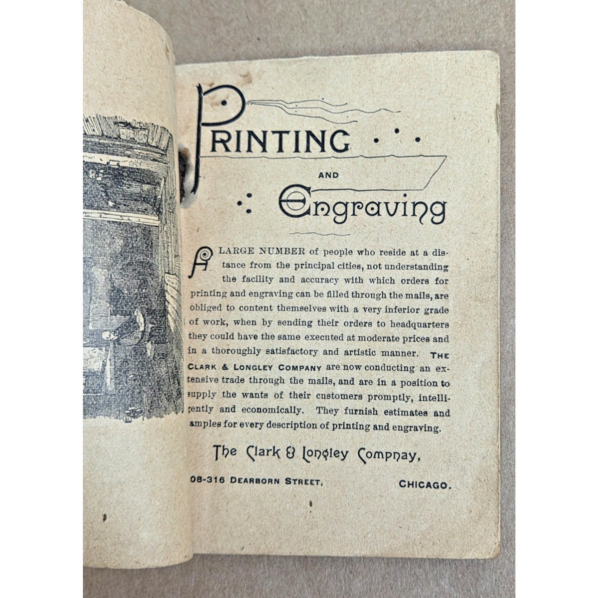 Antique 1880s Miniature "The Pilgrim's Progress" Rare Chicago Ephemera- Bunyan