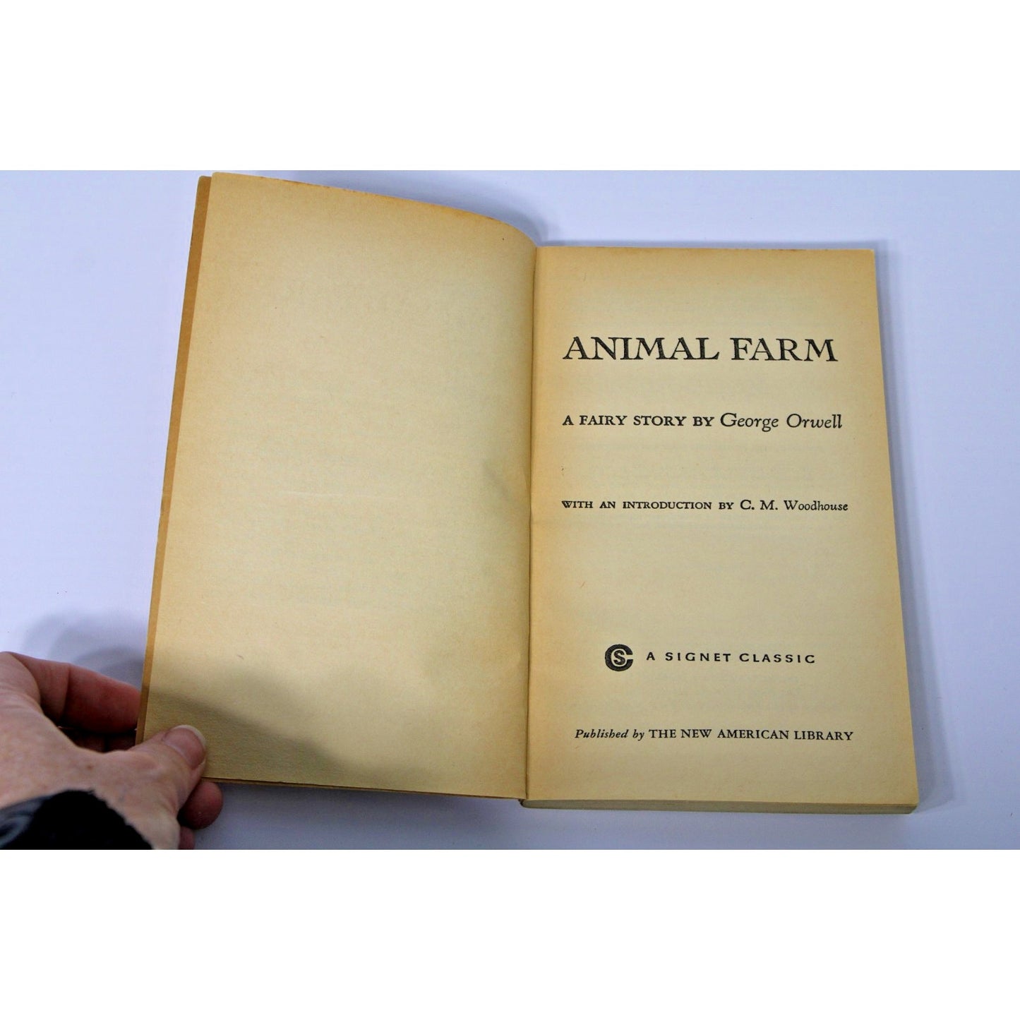 "Animal Farm" by George Orwell, 30th Printing from 1964, Signet Classics