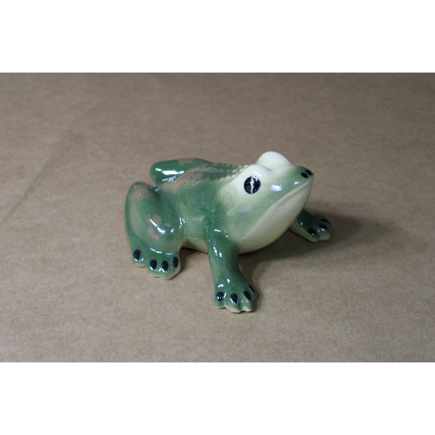 Vintage Mid Century Ceramic Frog, Kitchy MCM