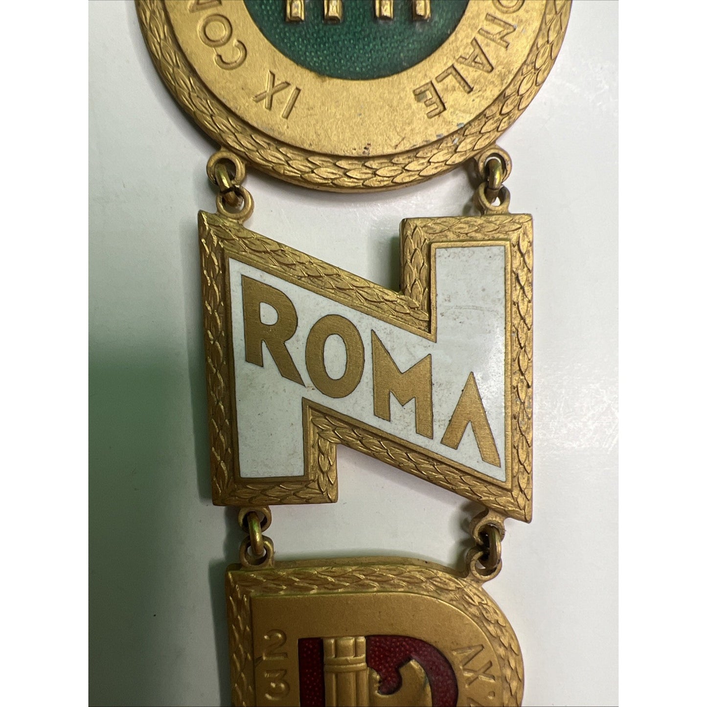 ROMA IX° CONCORSO GINNICO NAZIONALE A.XV° 1937 Italian Medal Award