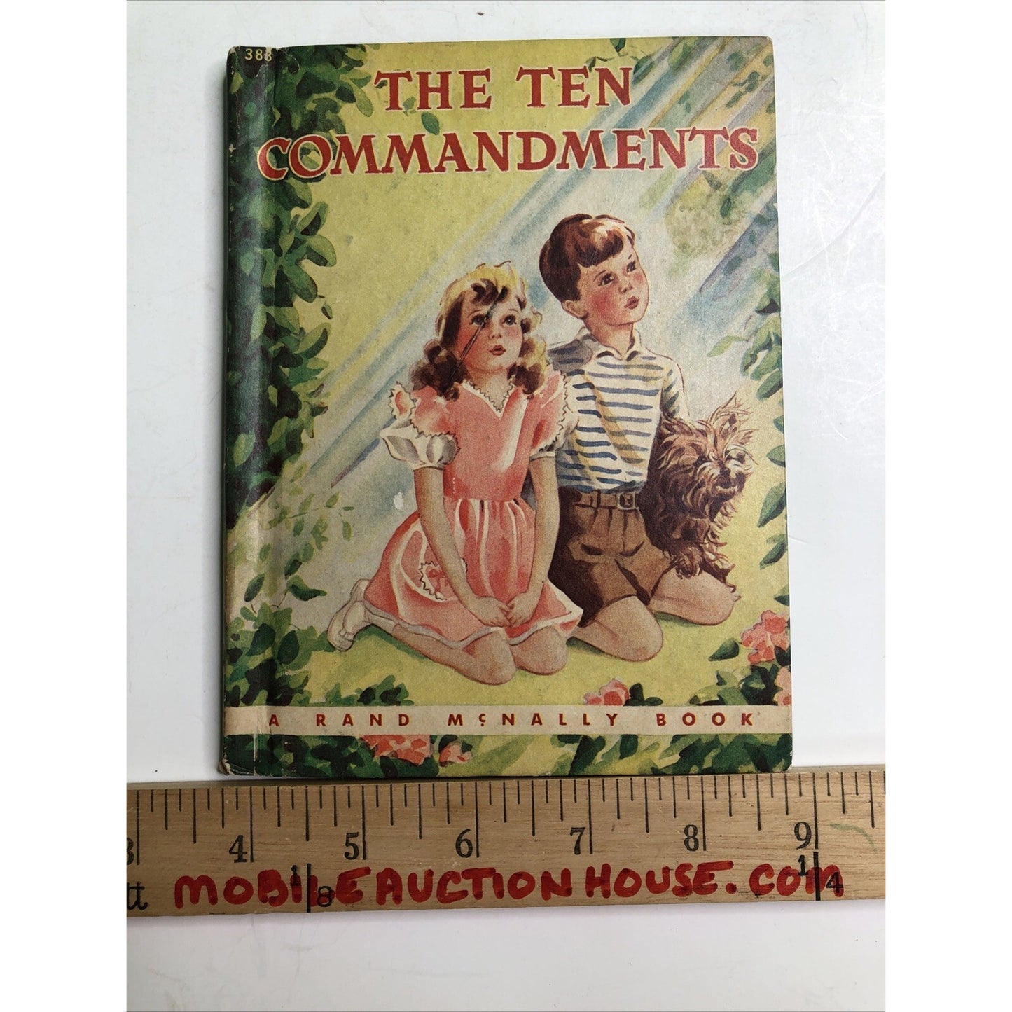 Ten Commandments/Pillowtime Tales MISPRINT READ DESCRIPTION Rand McNally 1943